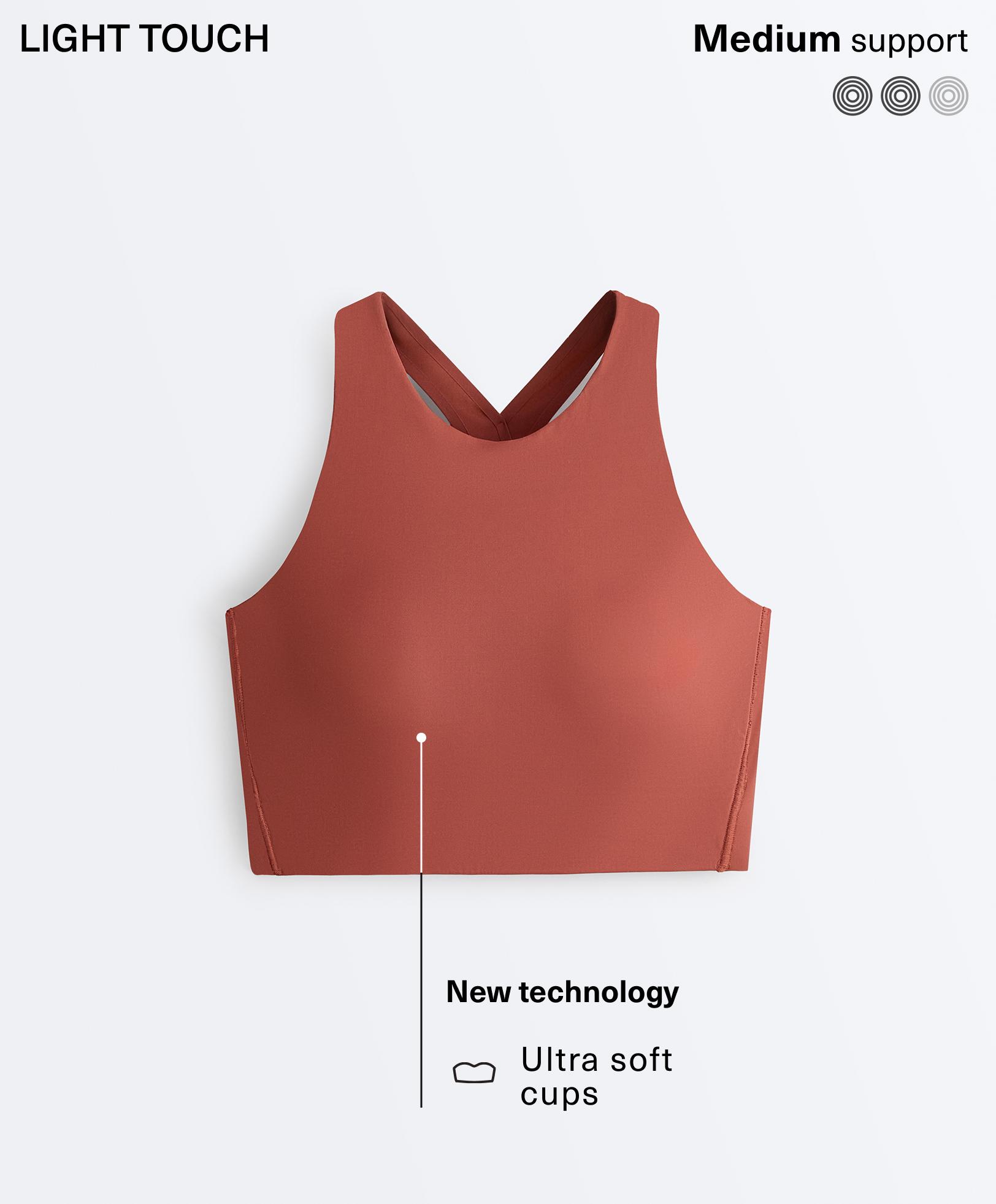 Light Touch crossover back tank top — WASHED TERRACOTTA