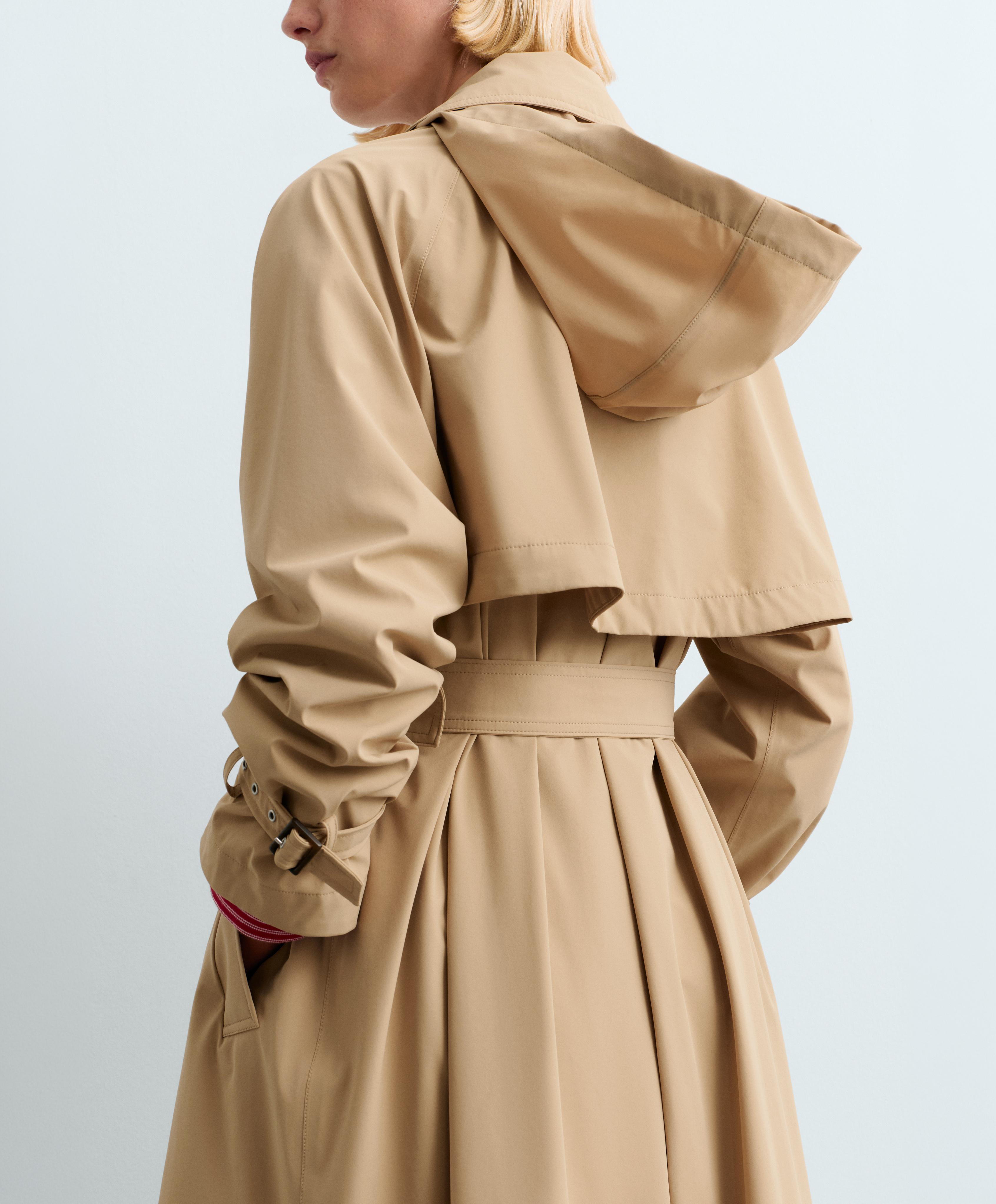 Extra lightweight 10k waterproof long jacket — CAMEL