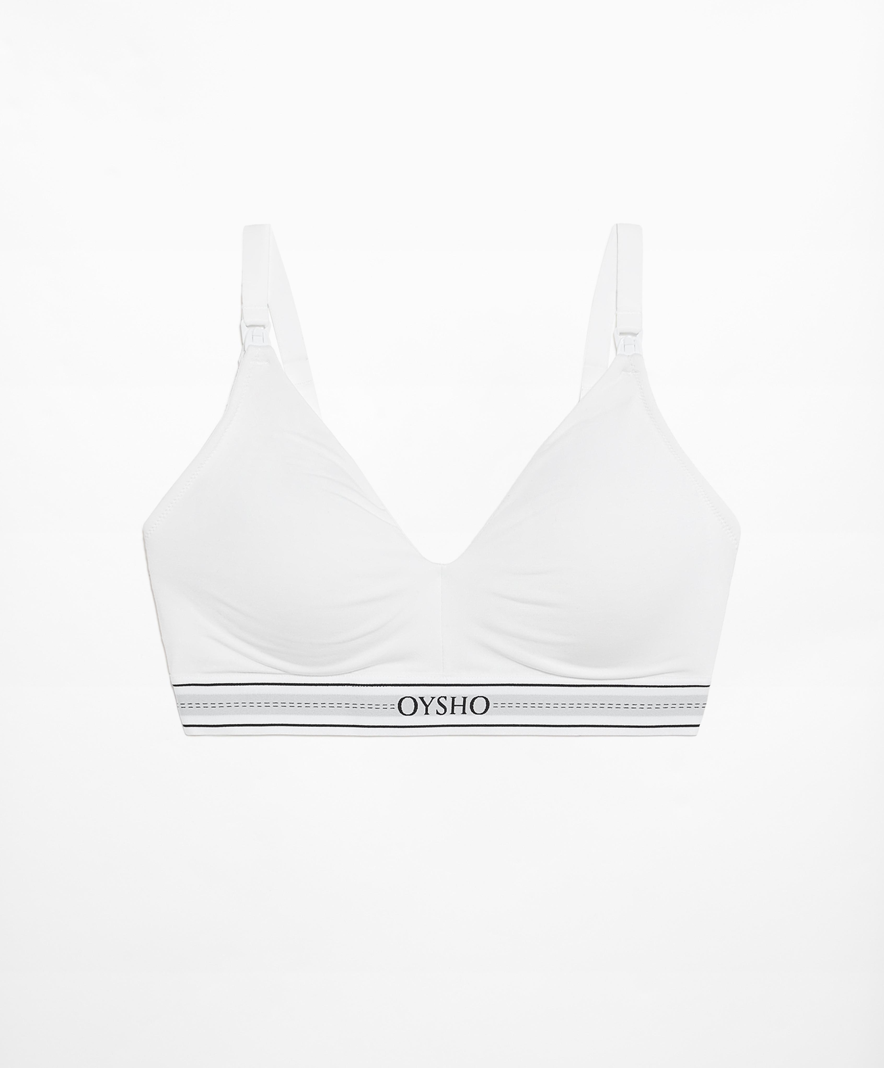 Modal blend triangle nursing bra