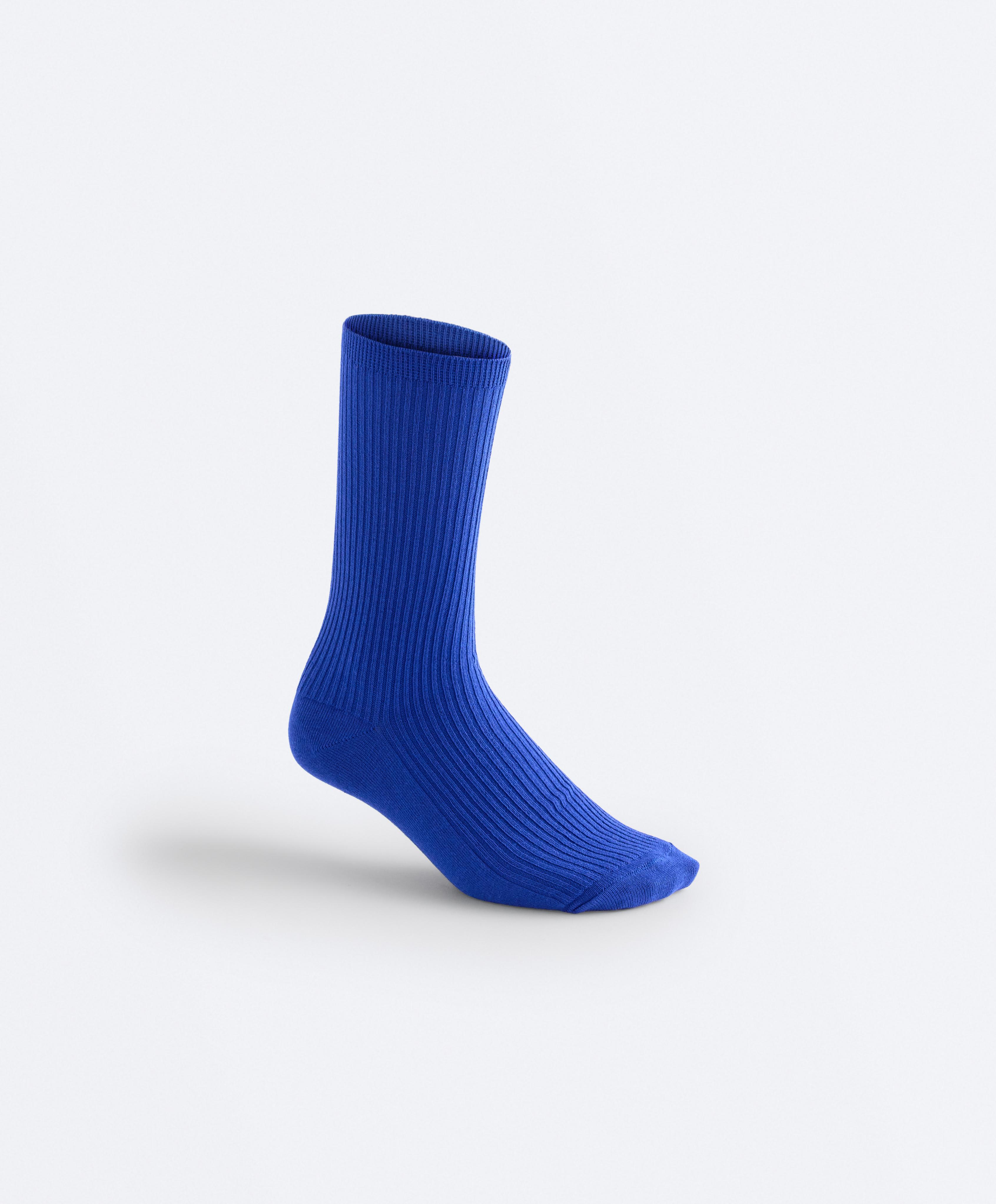 5 pairs of cotton blend Classic socks — KLEIN BLUE