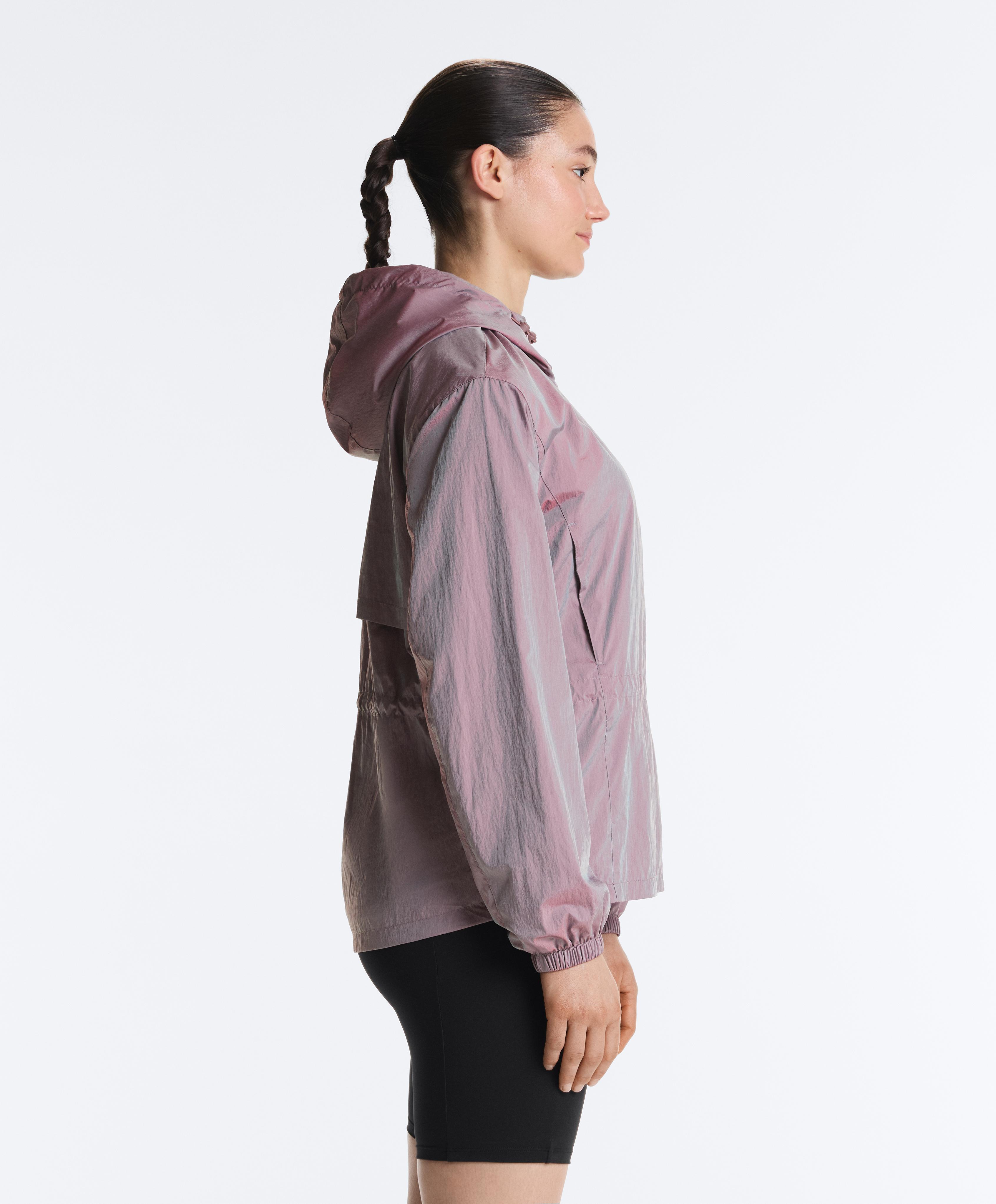 Iridescent Track jacket — WASHED PURPLE
