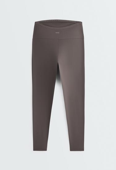 Comfortlux maternity leggings — BROWN-KHAKI 8