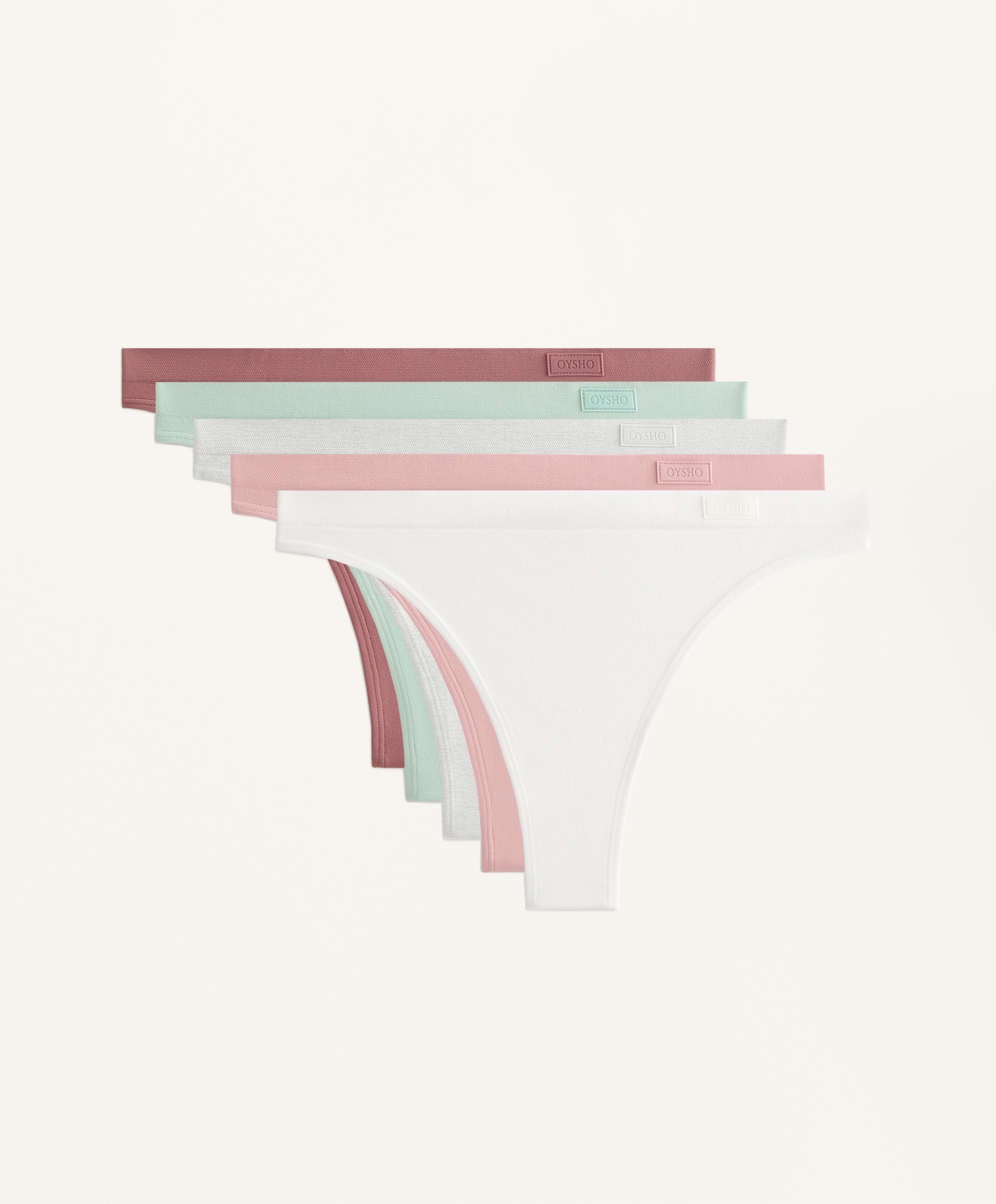 5 bragas brasileñas seamless soft touch