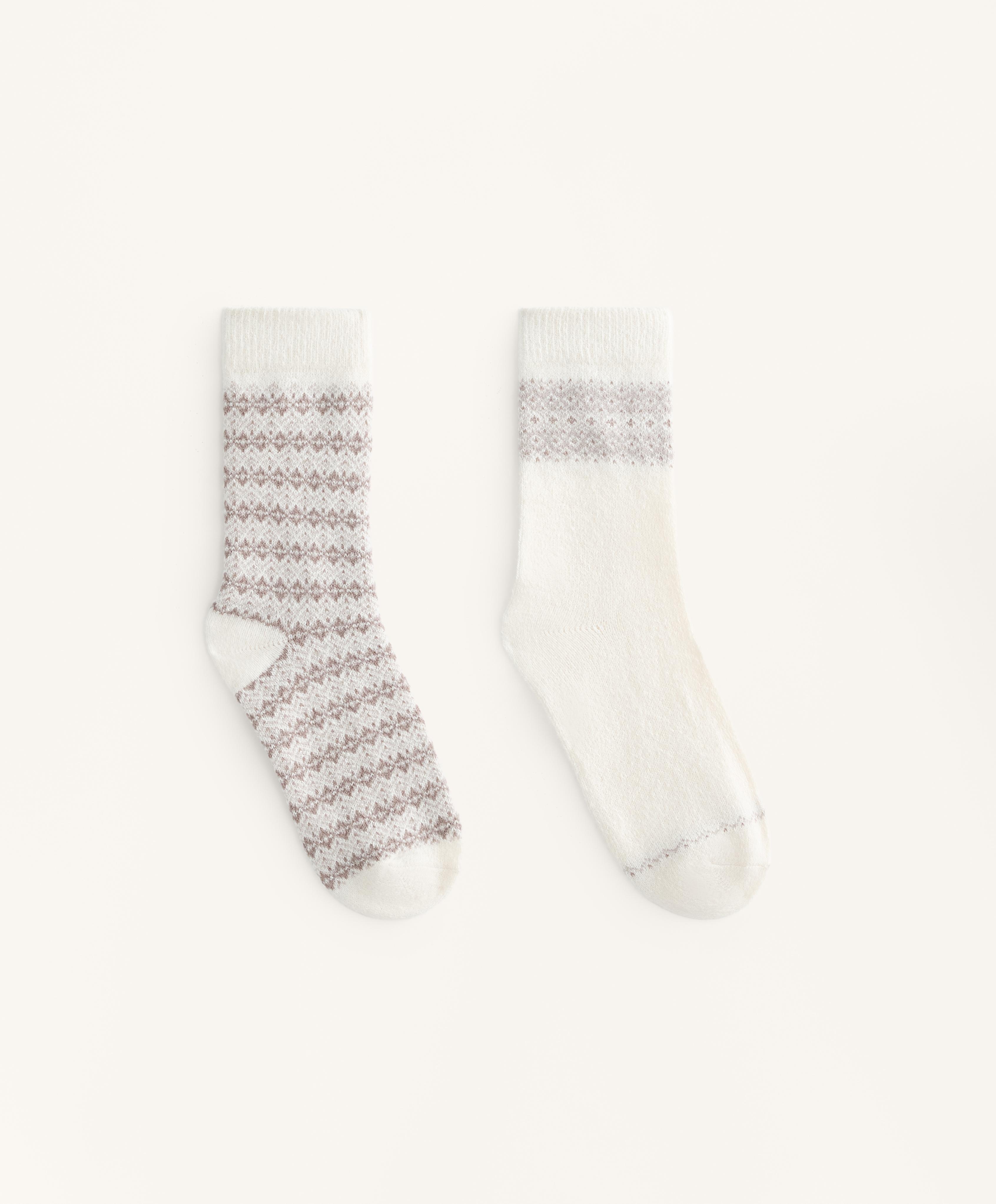 2 pairs of classic jacquard socks 2 pairs of classic jacquard socks