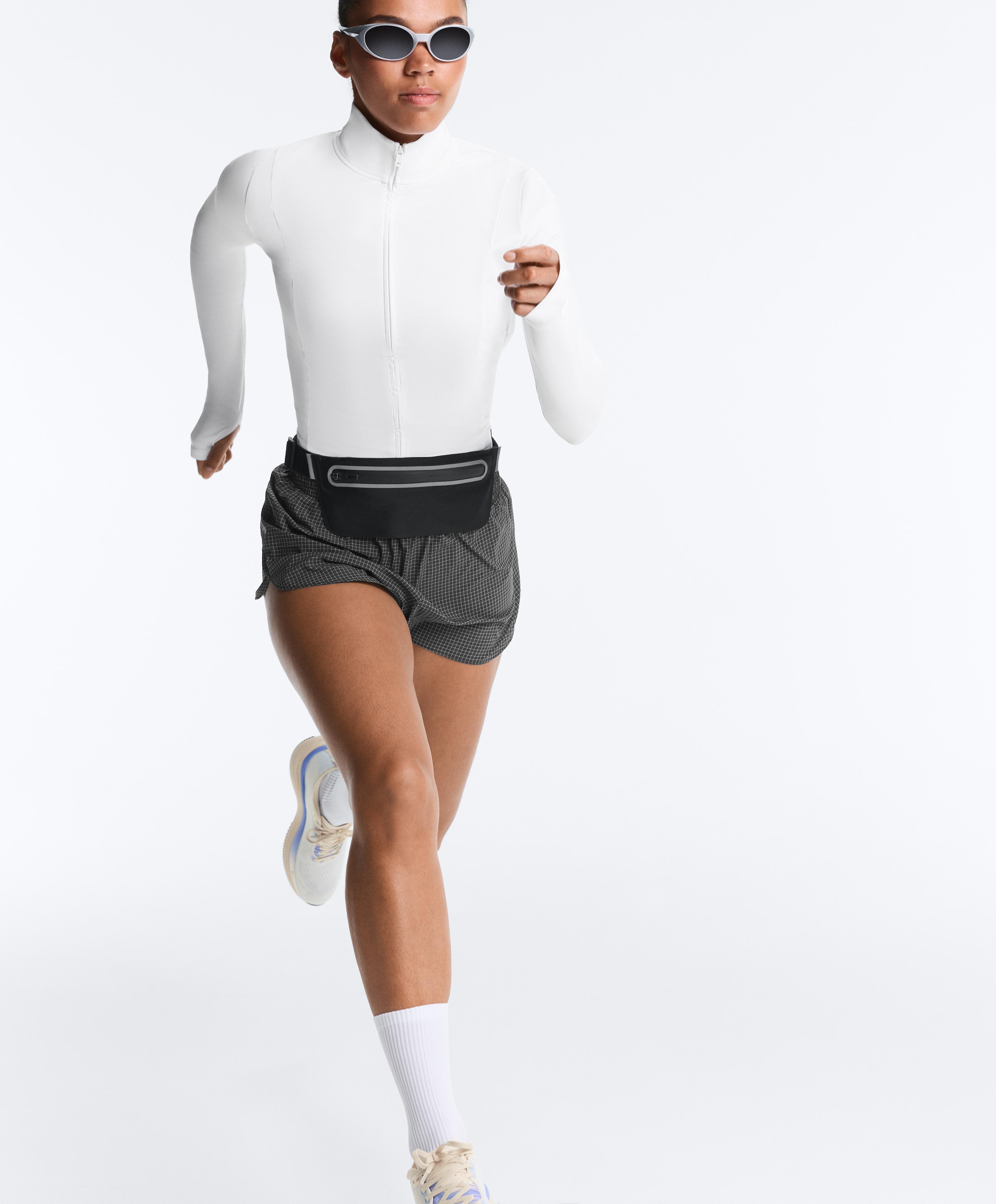 Short Light Touch technical jacket — WHITE 