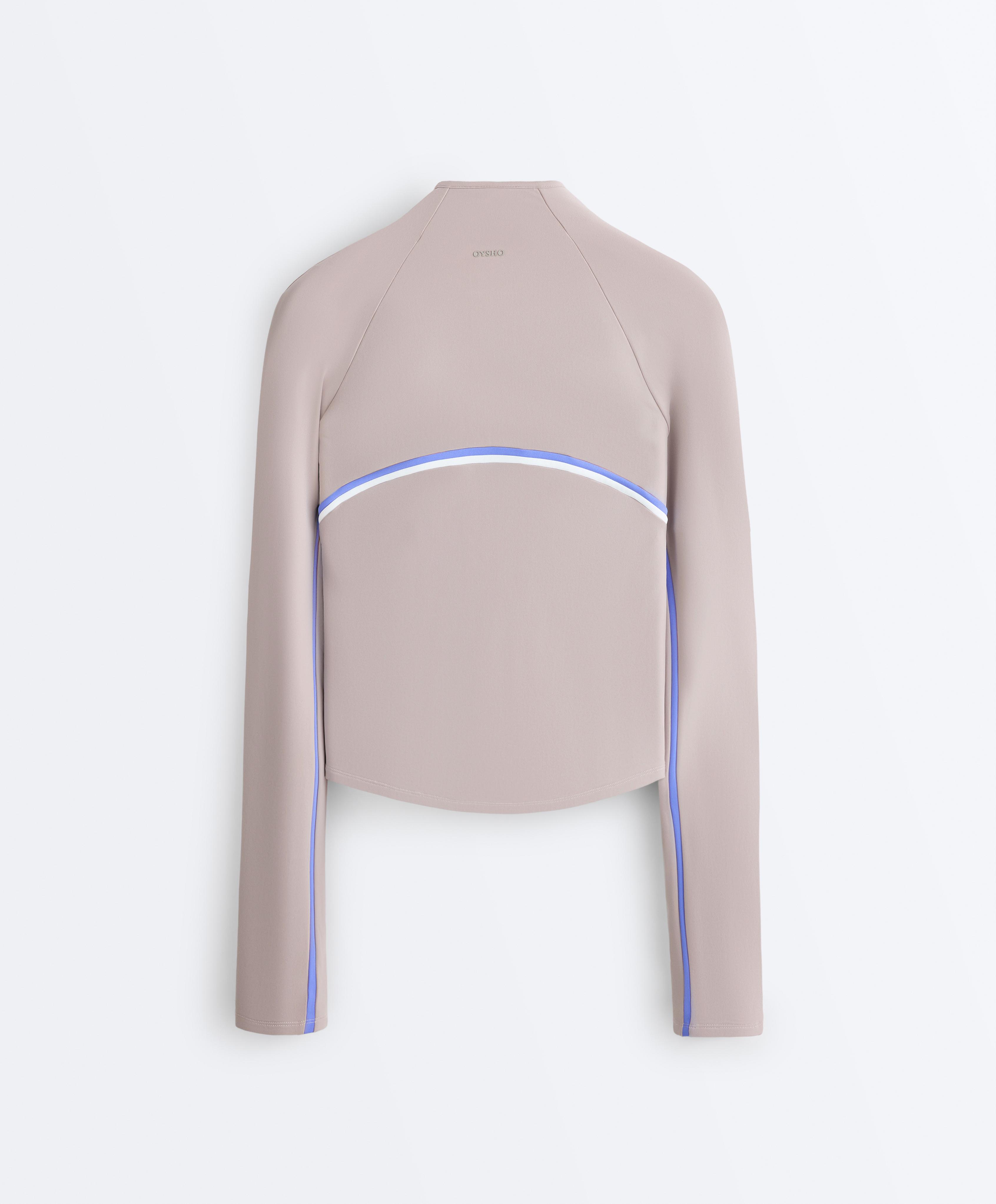 Light warm contrast technical jacket — PINK-MINK