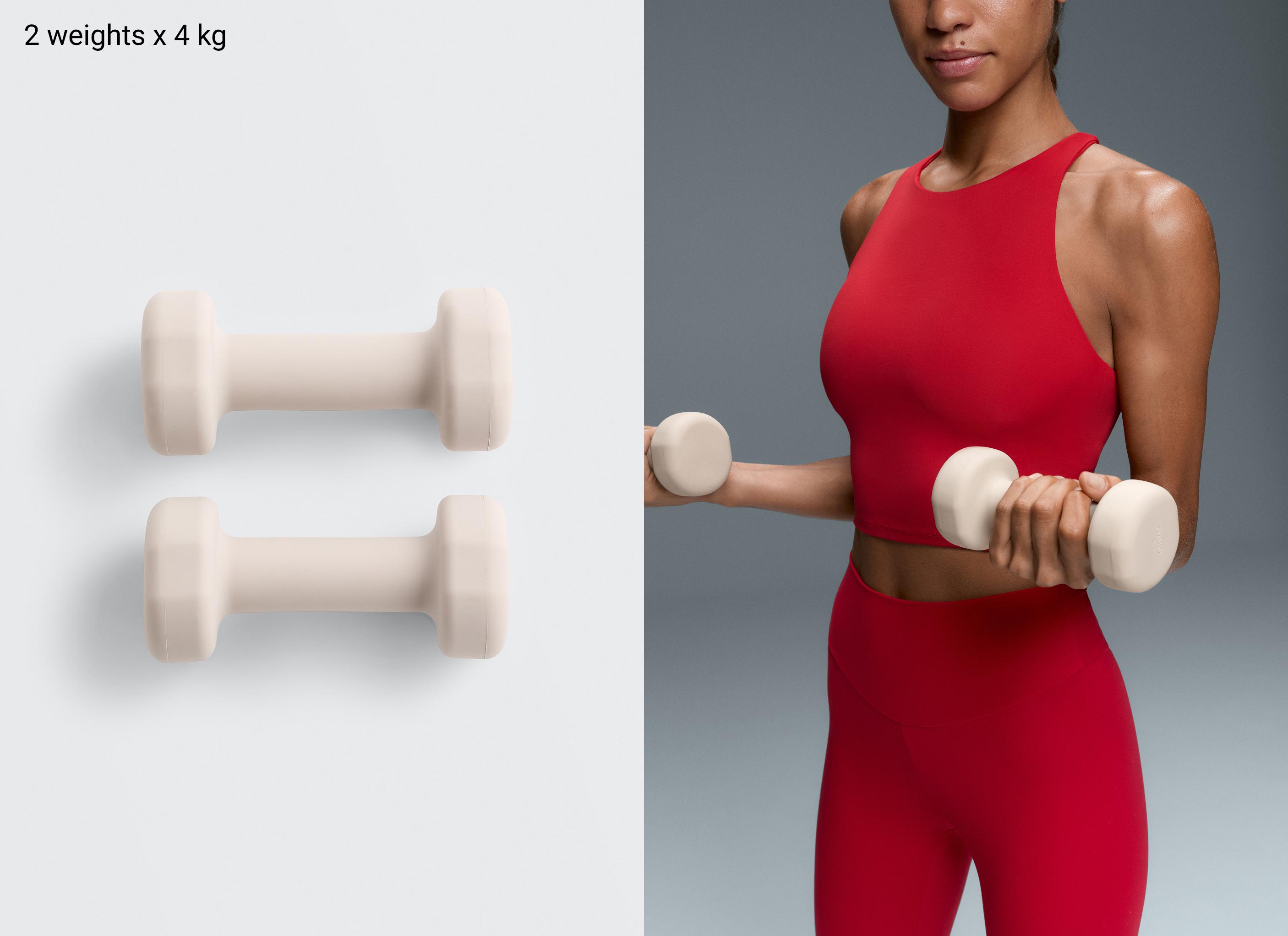 2 x 2kg Dumbbells — MID-MINK