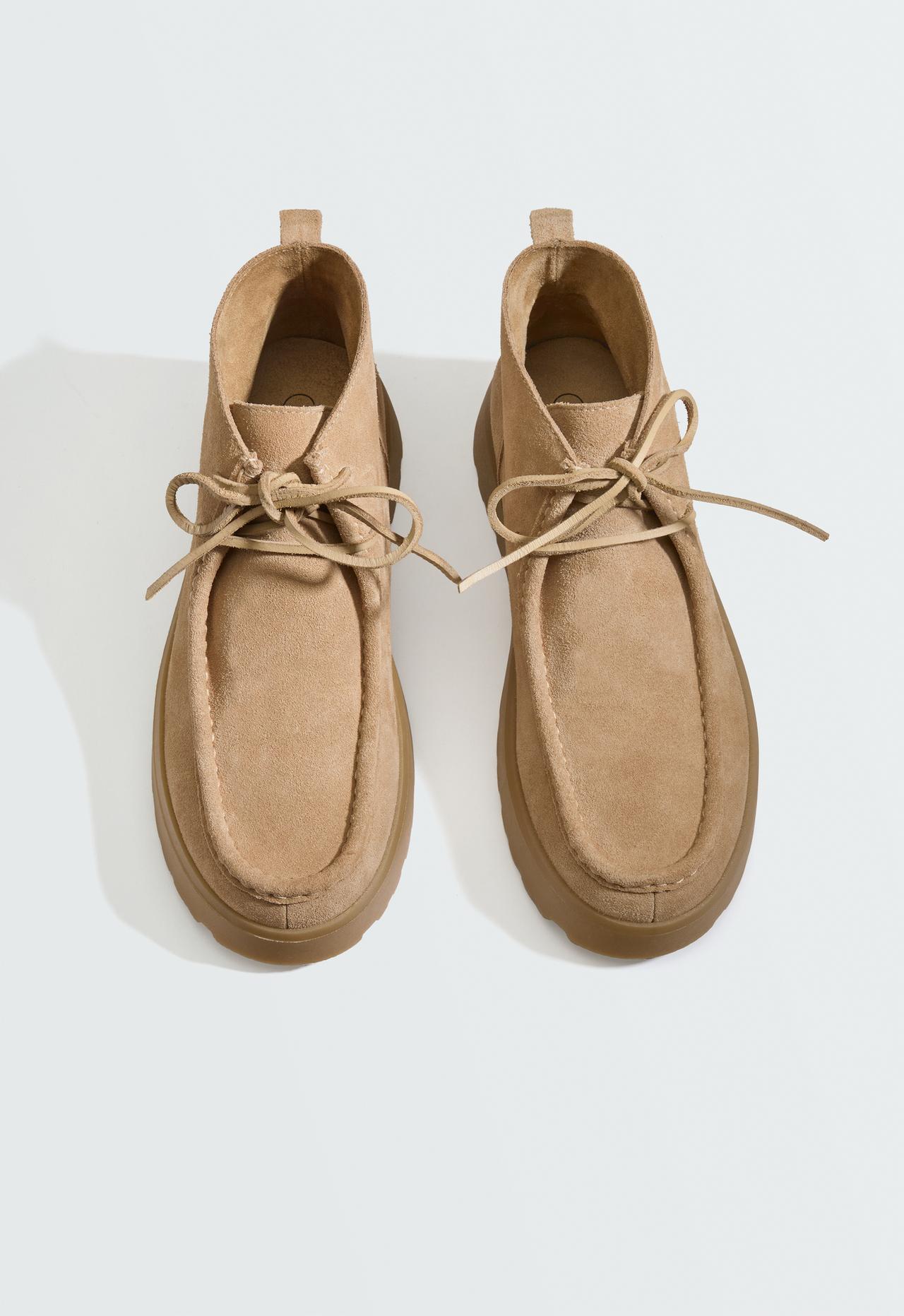 Leather lace-up ankle boots — MOLE