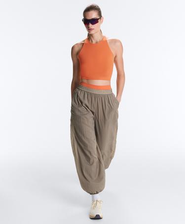 Comfortlux strap tank top with cups — WASHED ORANGE 7