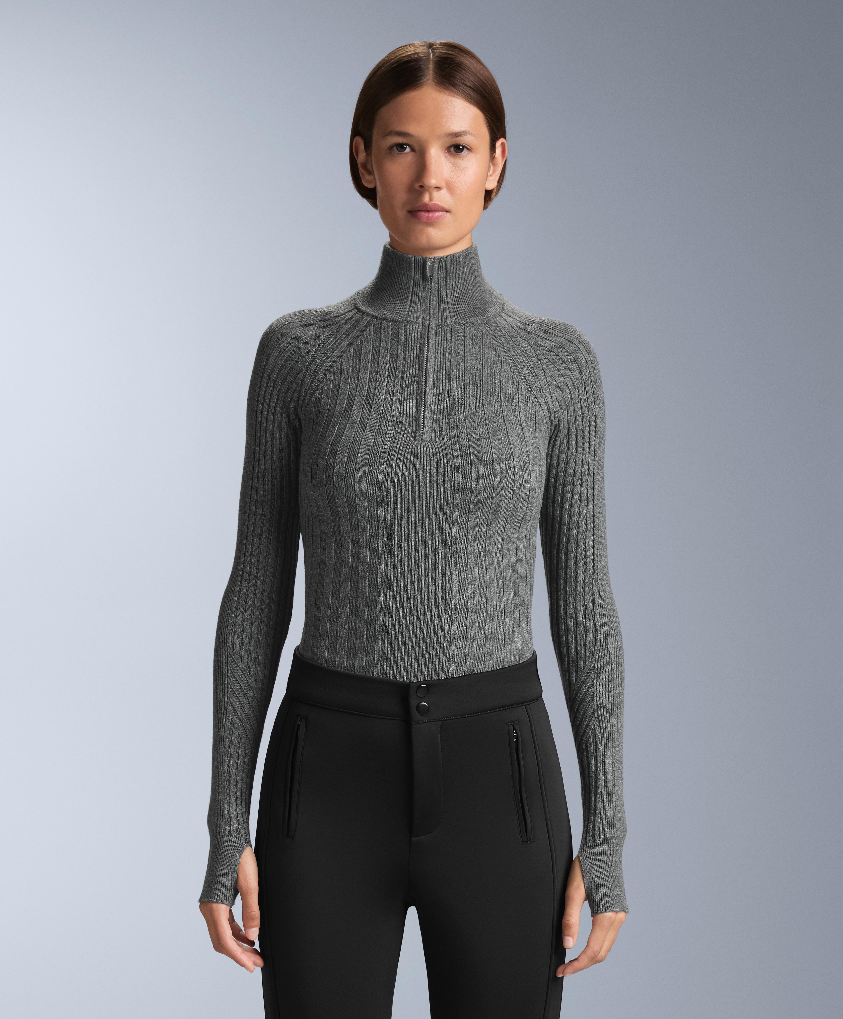 Ergonomisches Thermo-Base-Layer-Rippstrickshirt