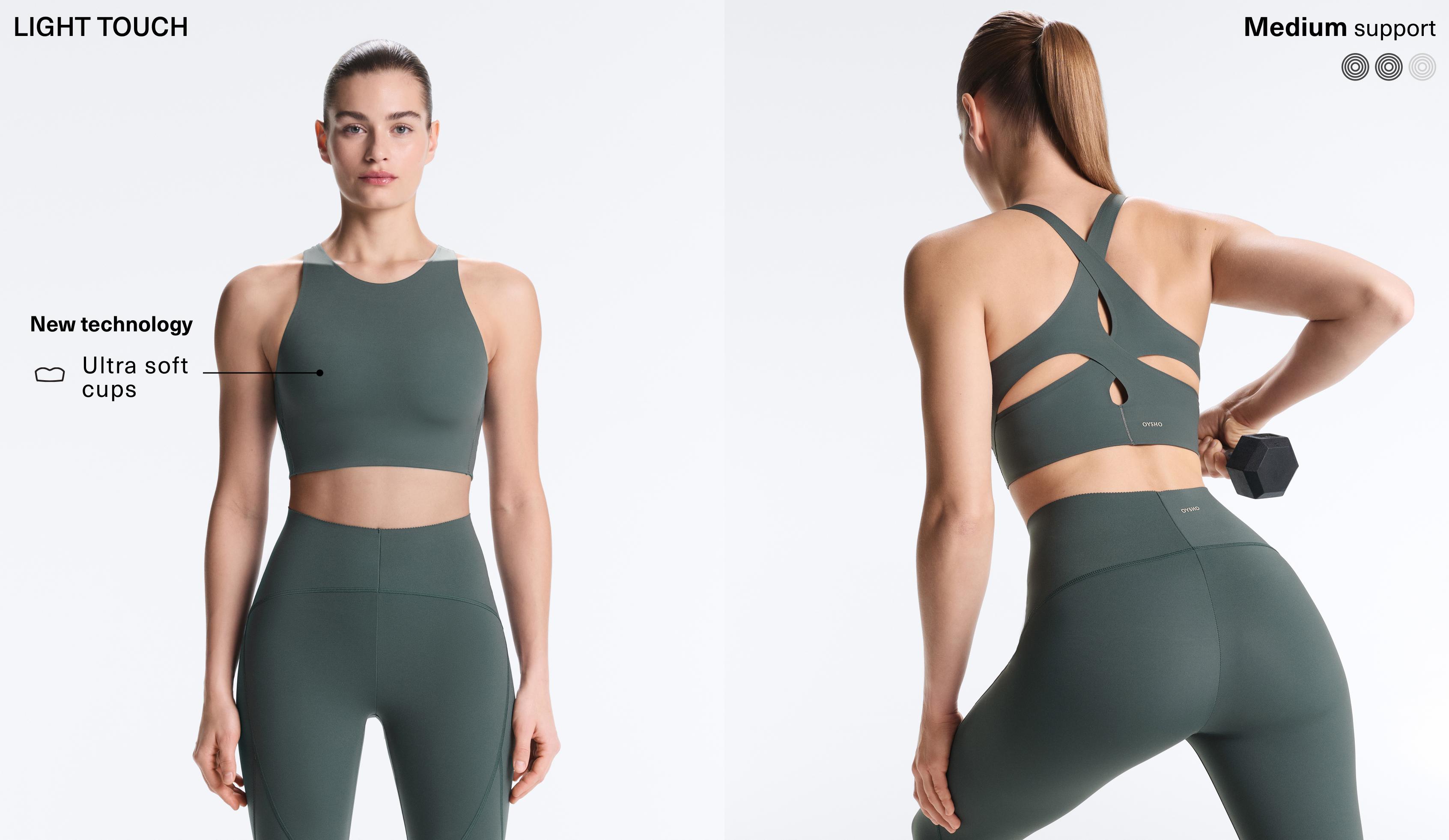 Light Touch crossover back tank top