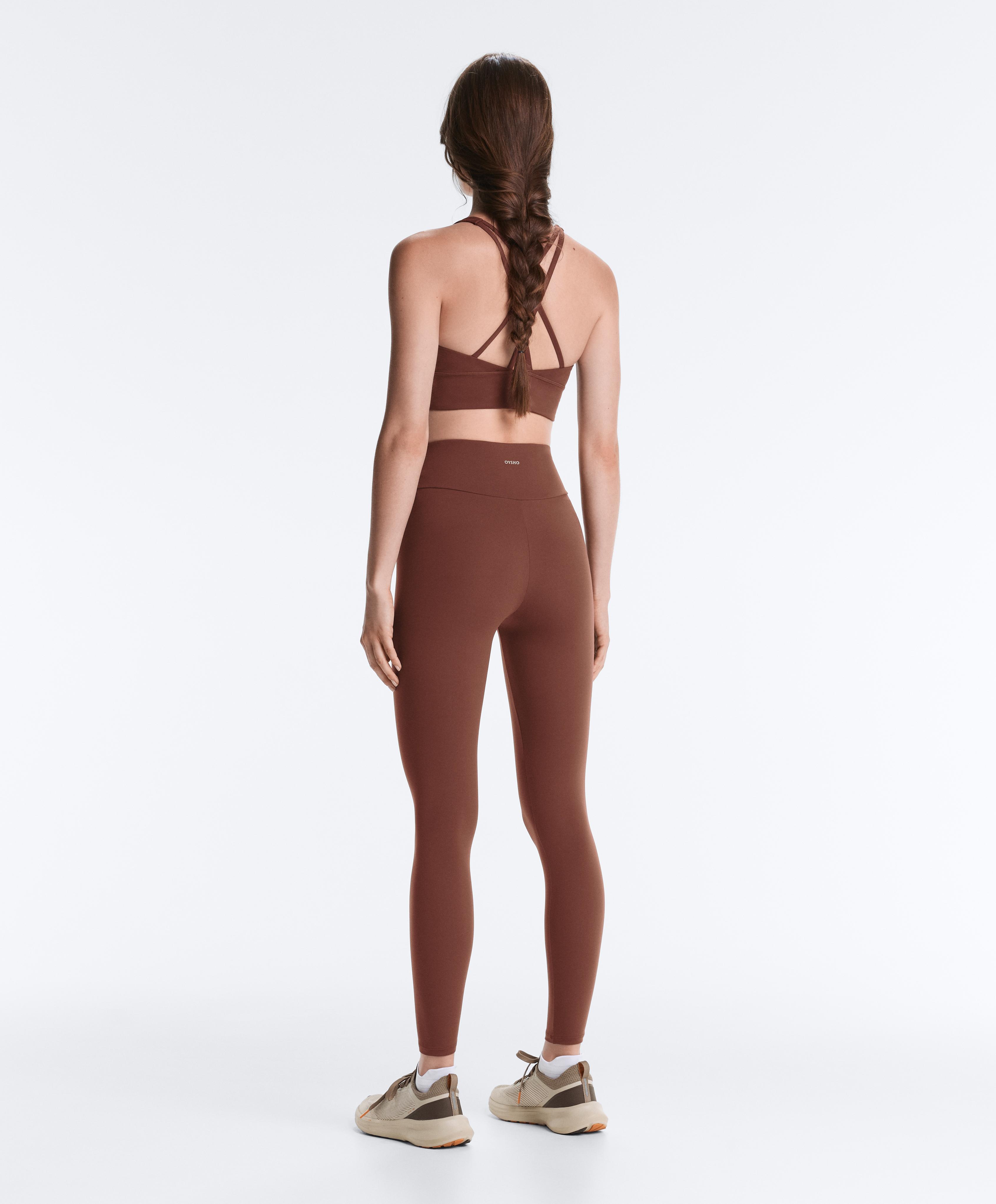 Comfortlux high-waisted ankle-length leggings — TERRACOTTA