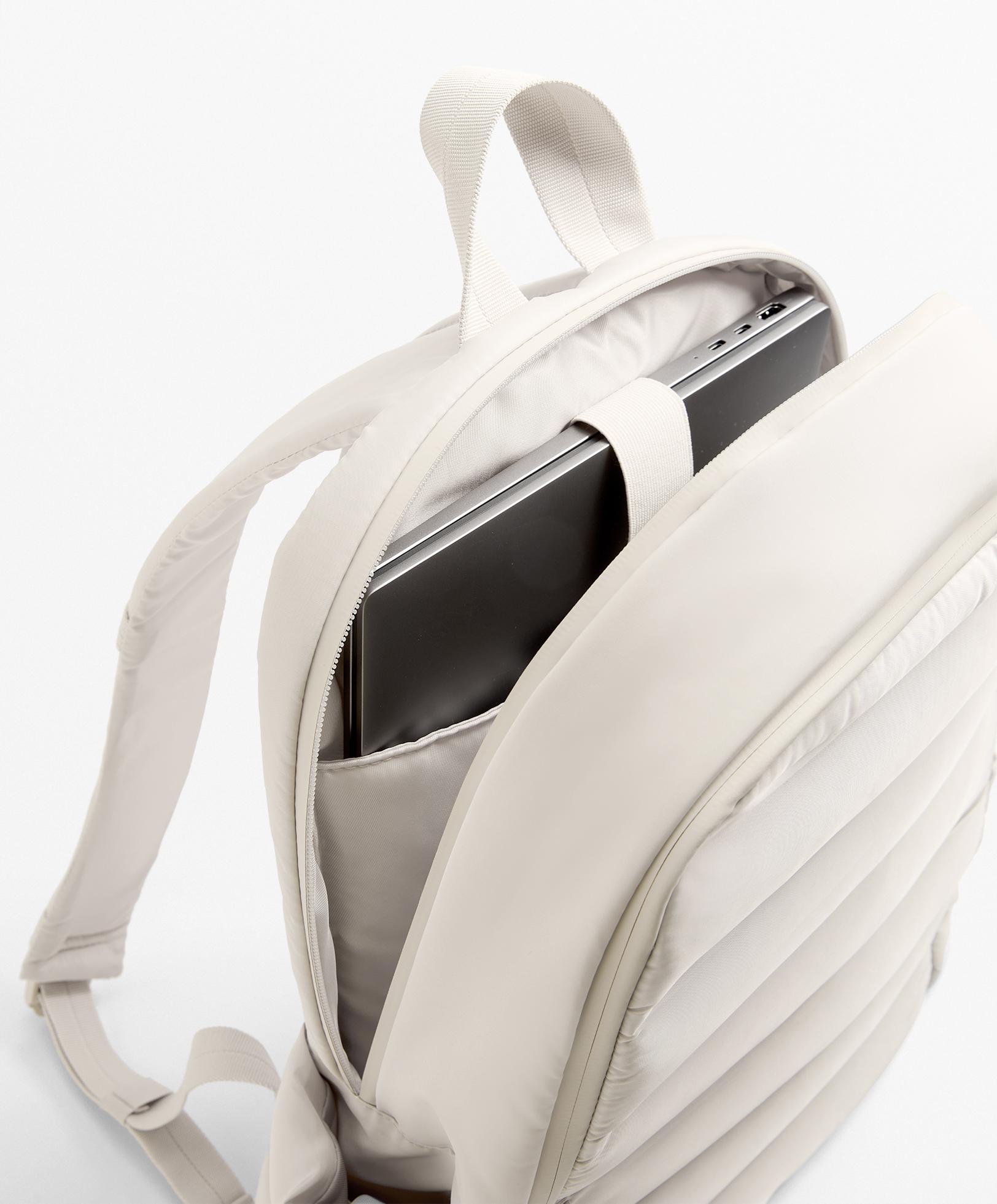 Quilted backpack