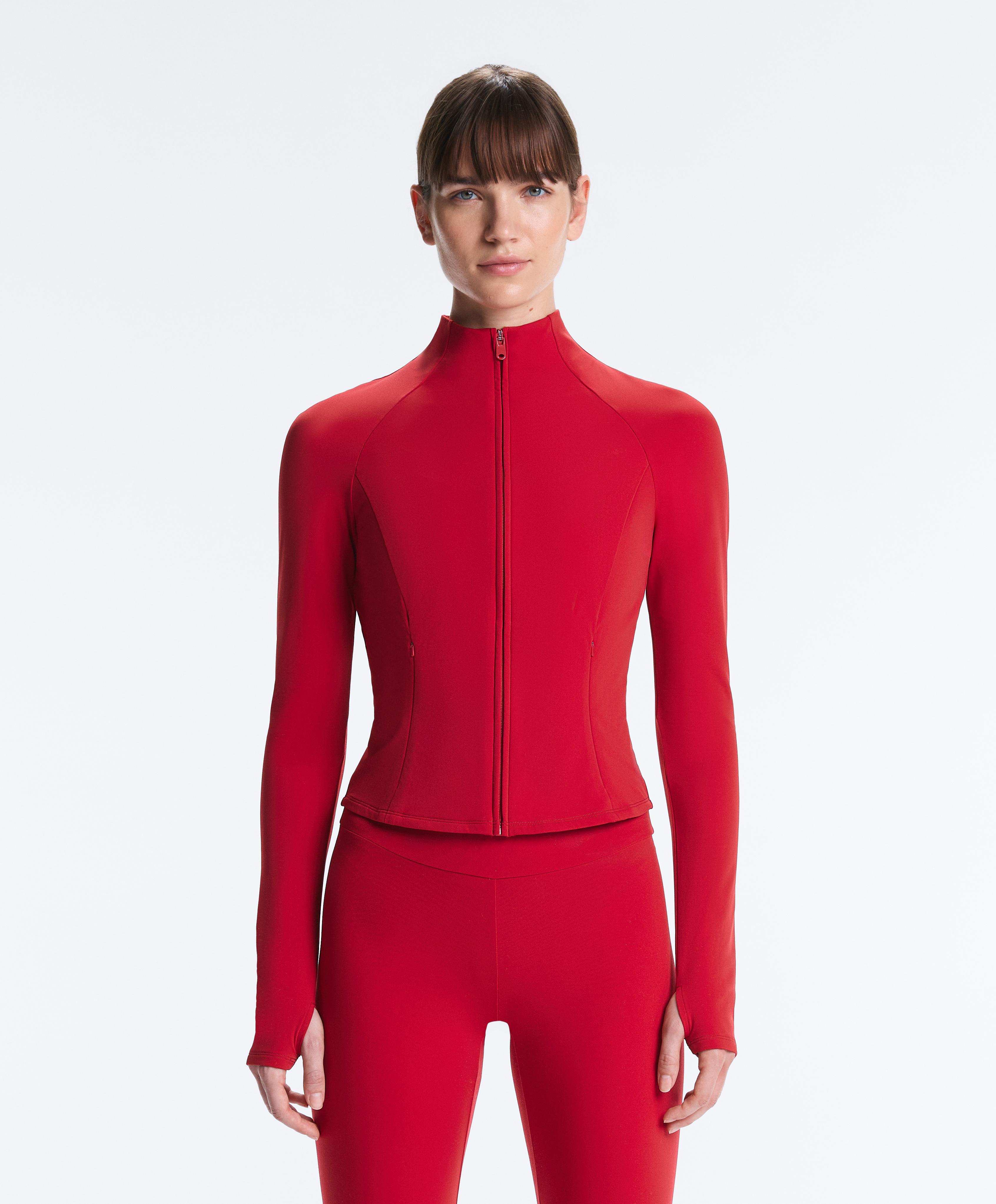Light warm technical jacket — BRIGHT RED