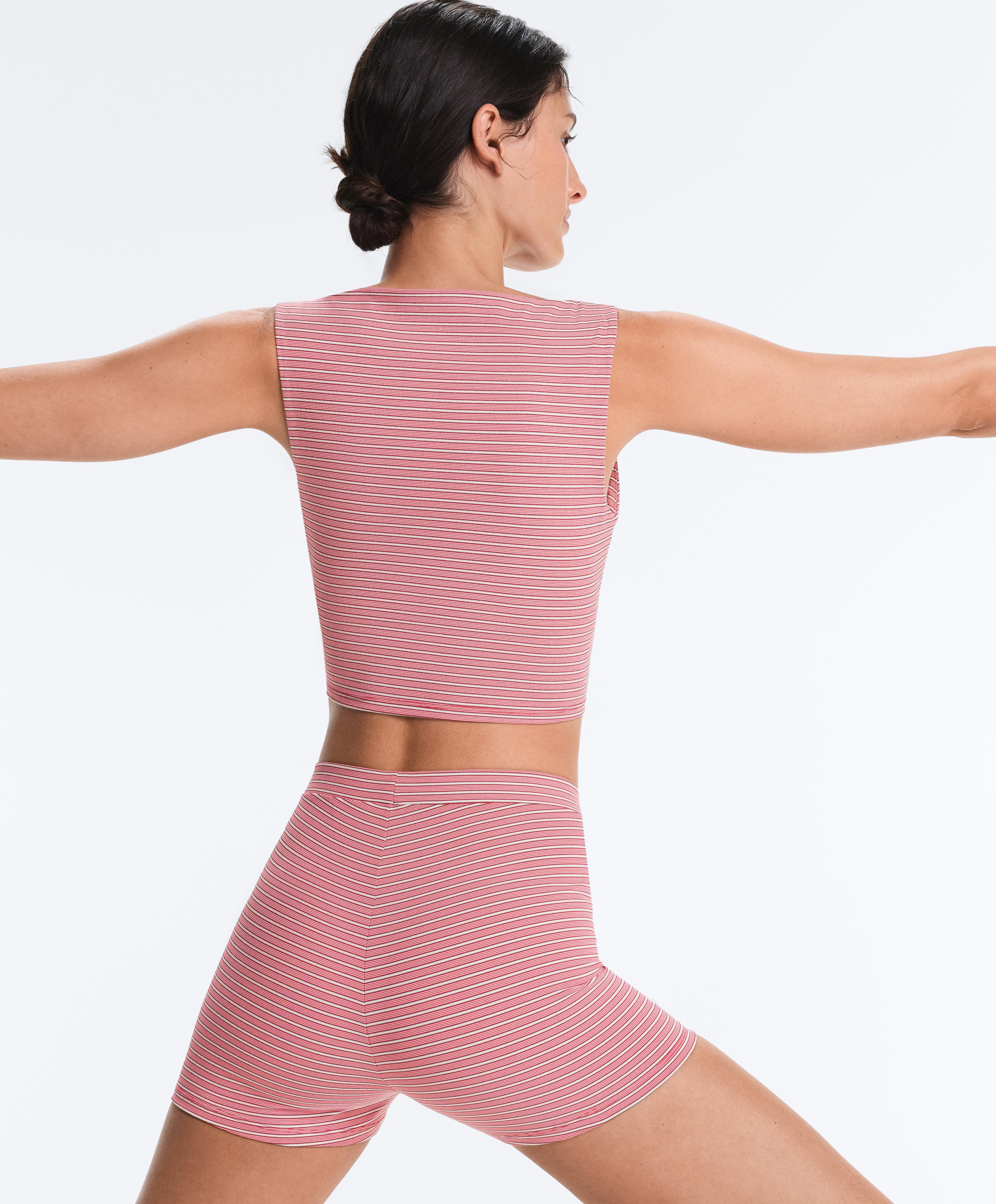 Comfortlux boat neck tank top — RED