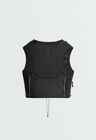 Reflective running vest — BLACK 3