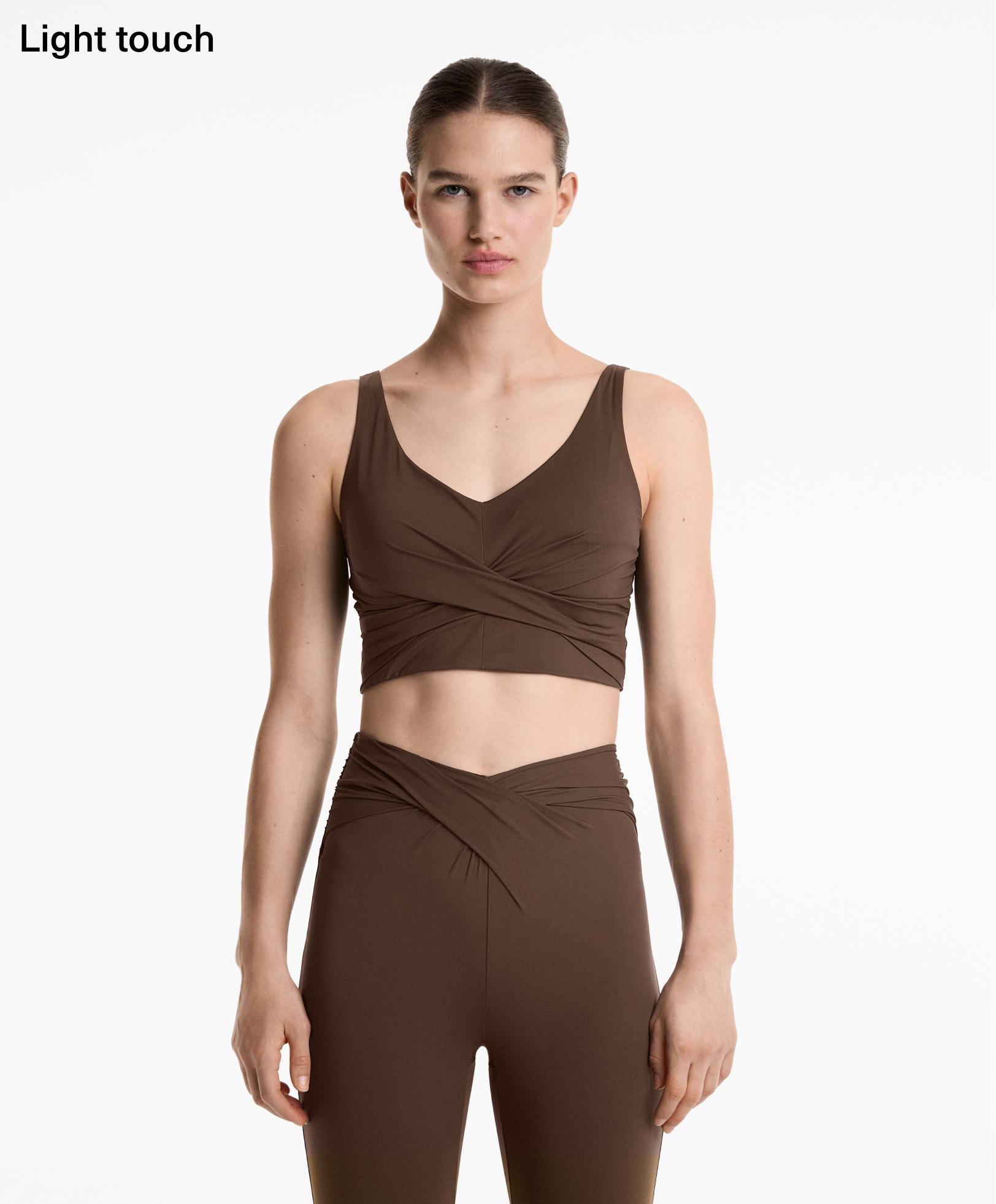 Light Touch crossover tank top