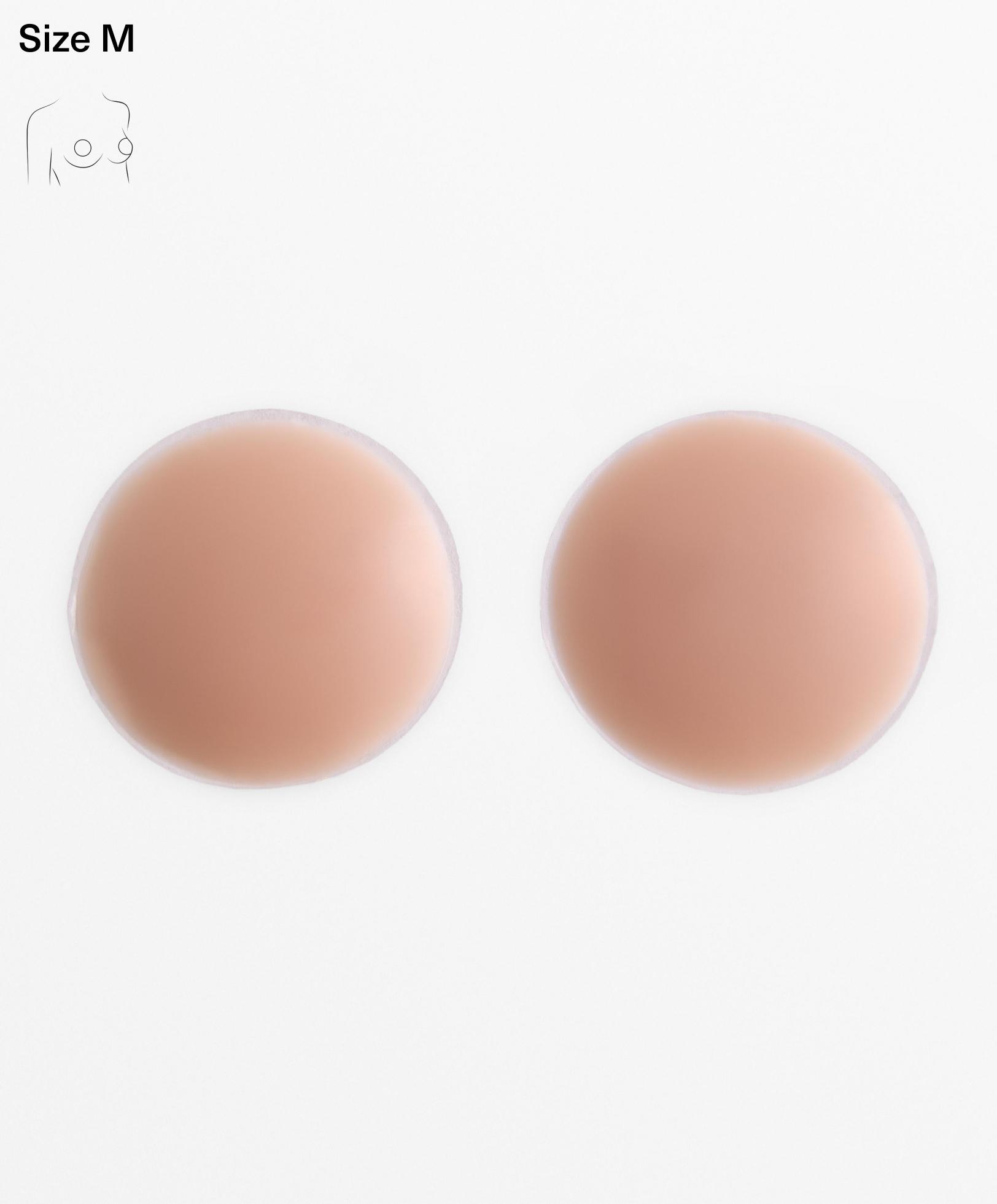 Medium adhesive silicone nipple covers
