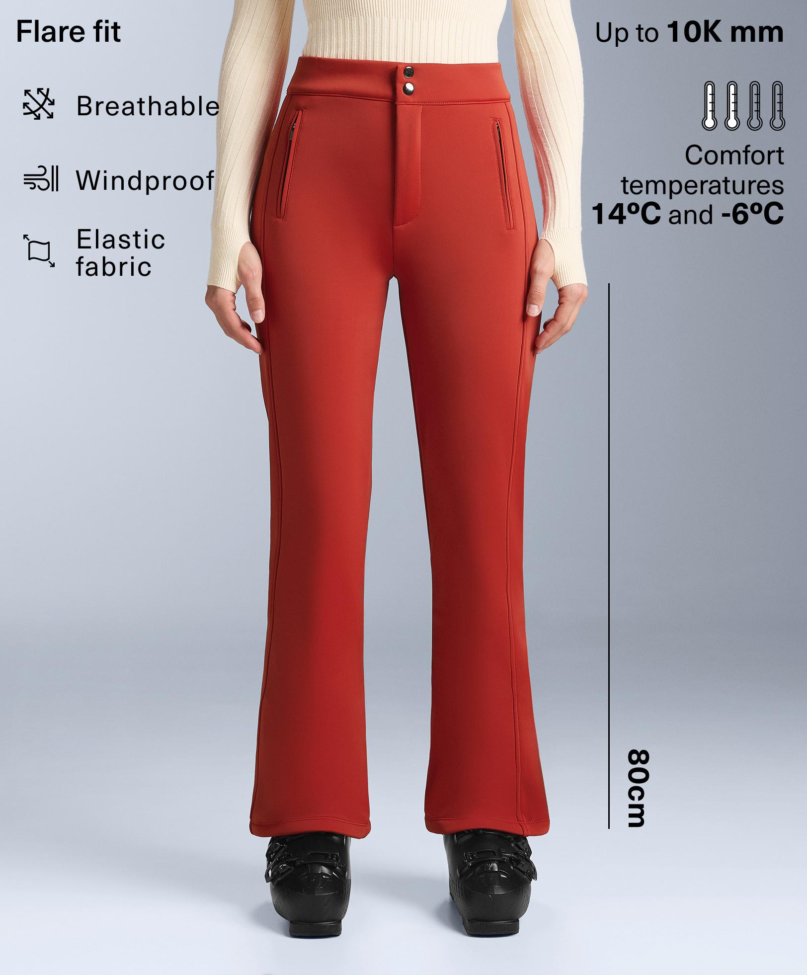 Water-resistant flare stretch SKI trousers Water-resistant flare stretch SKI trousers