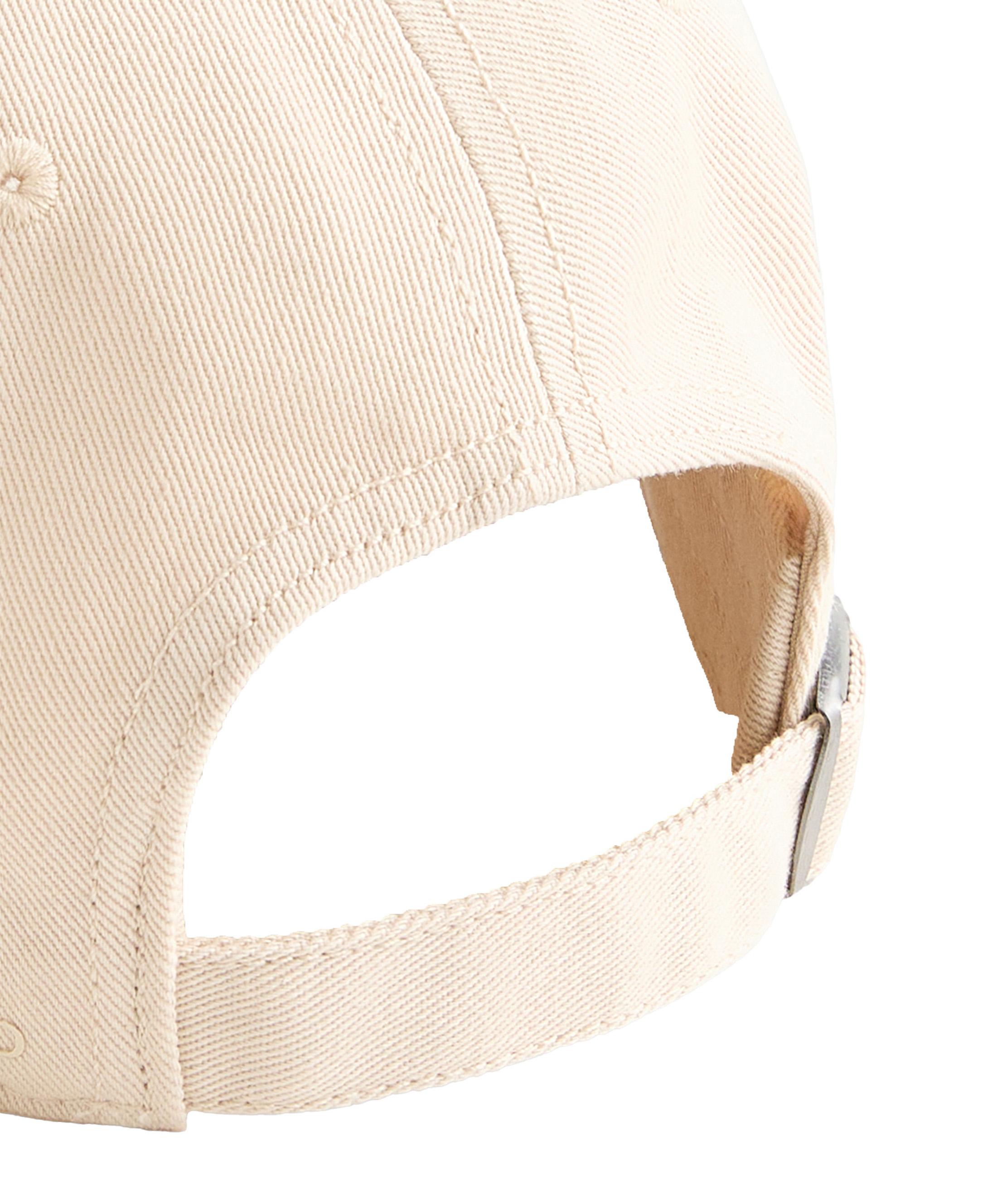 Washed-effect 100% cotton cap — PALE BEIGE