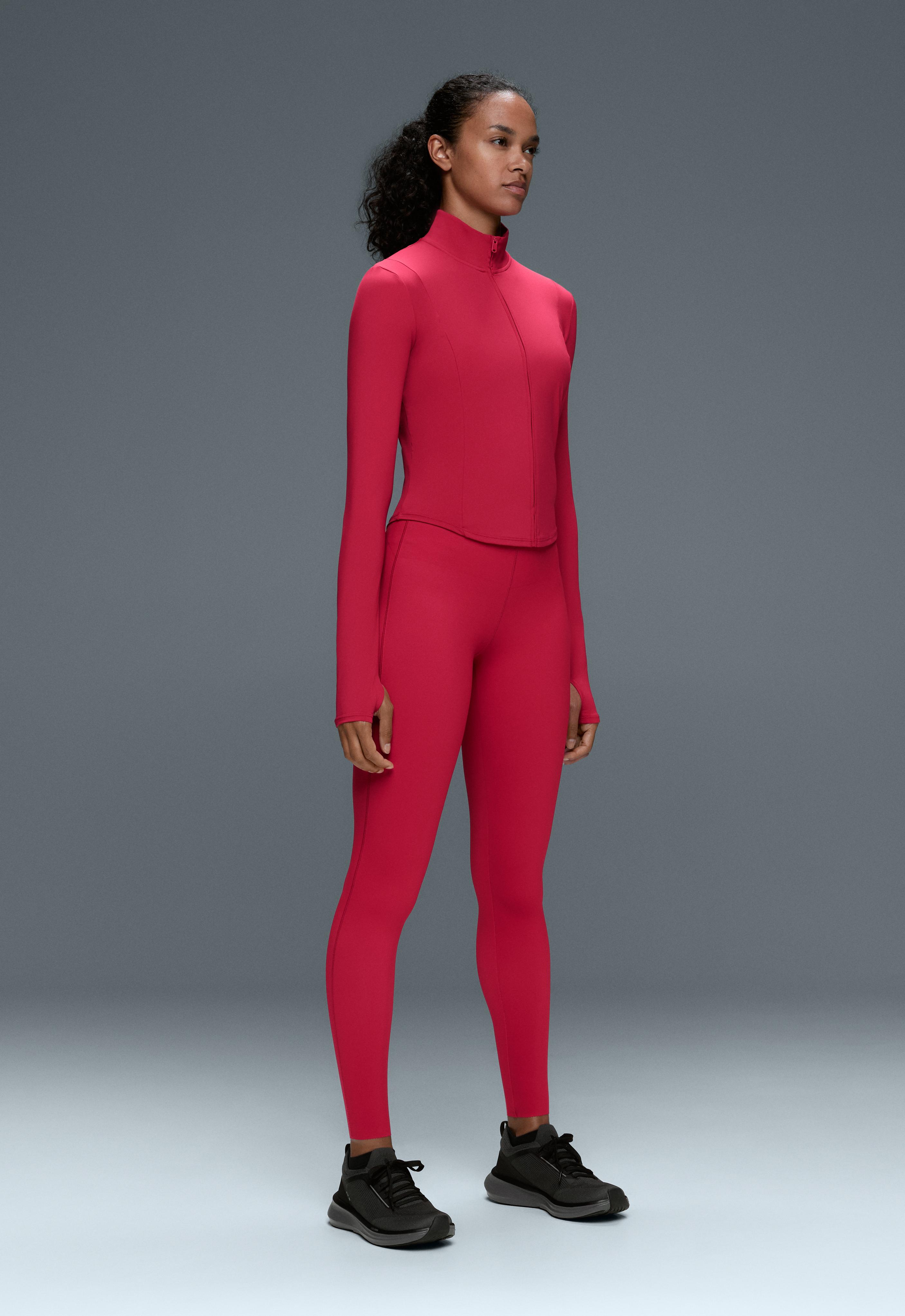 Short Light Touch technical jacket — RED