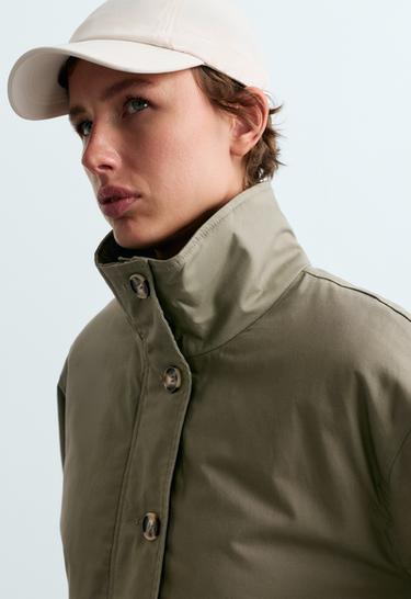 FELLEX® AEROGEL padded canvas jacket — DARK KHAKI 4