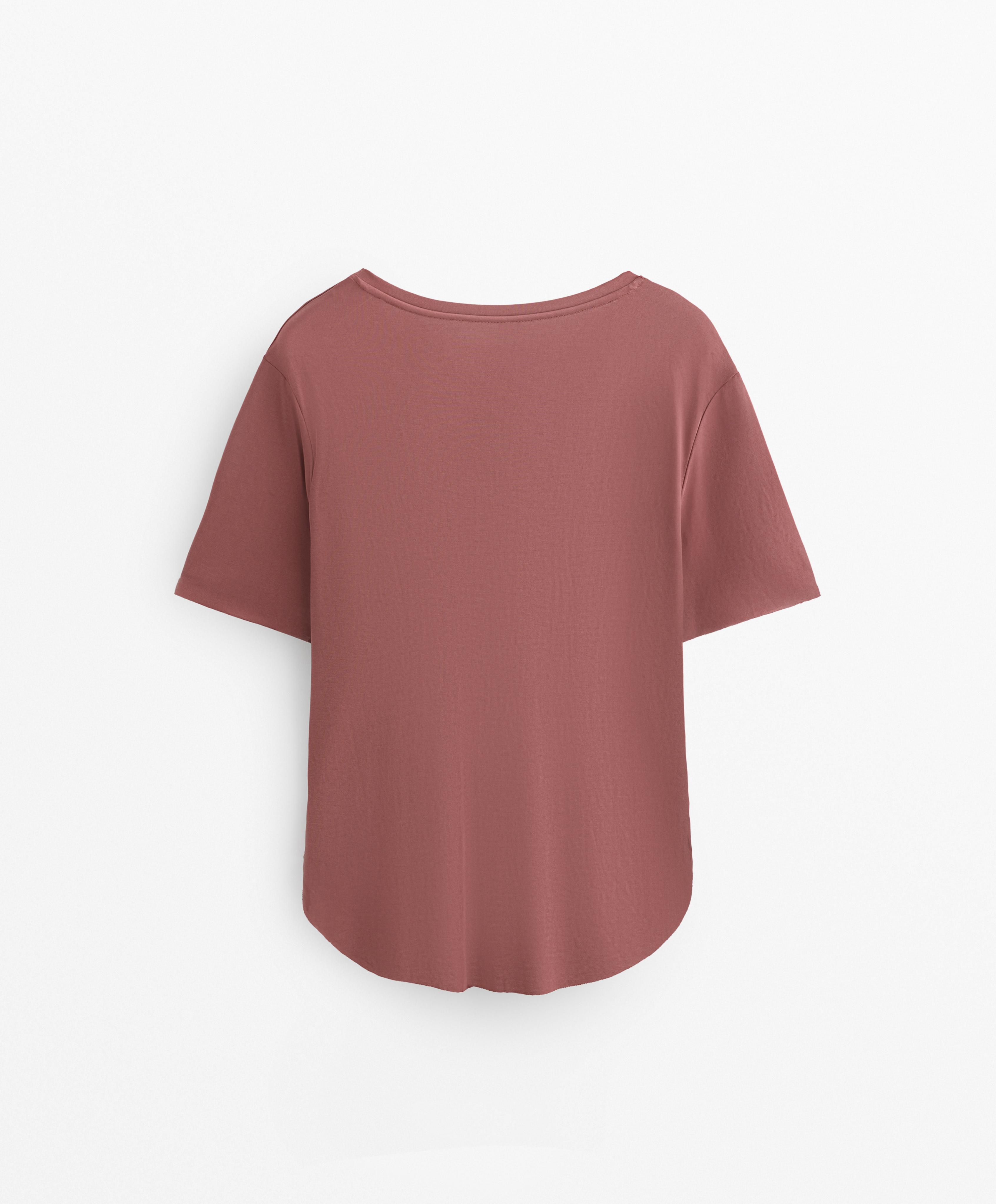 Modal blend short-sleeved T-shirt