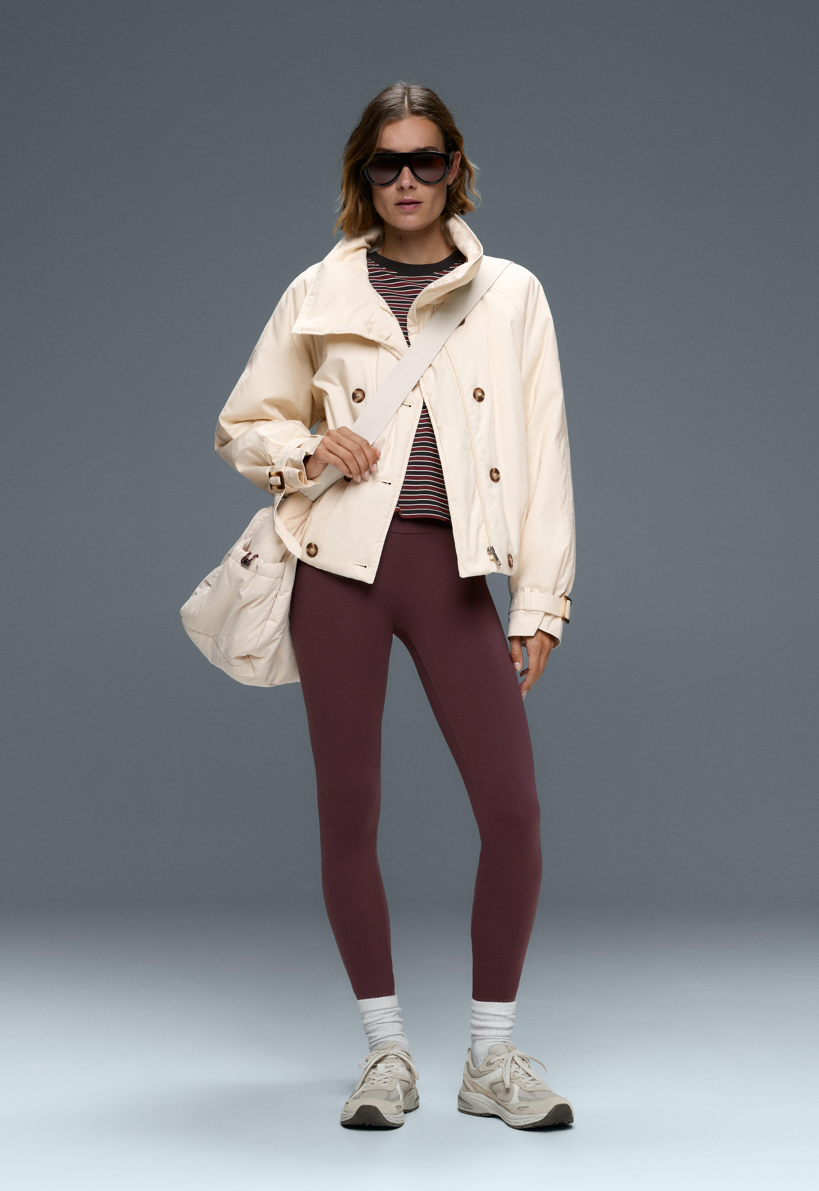 Comfortlux high-waisted ankle-length leggings Comfortlux high-waisted ankle-length leggings