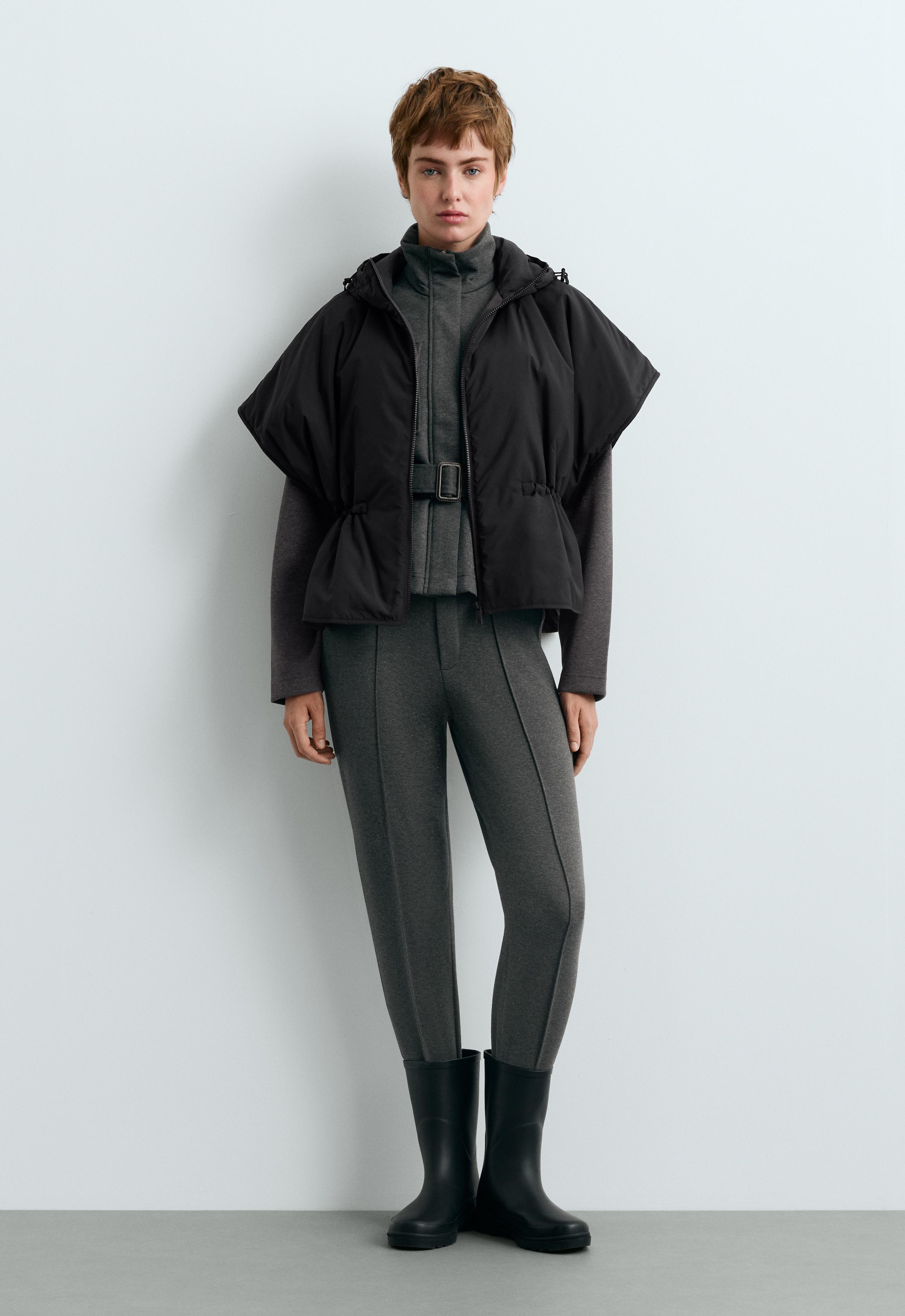 Gilet imbottito mantella