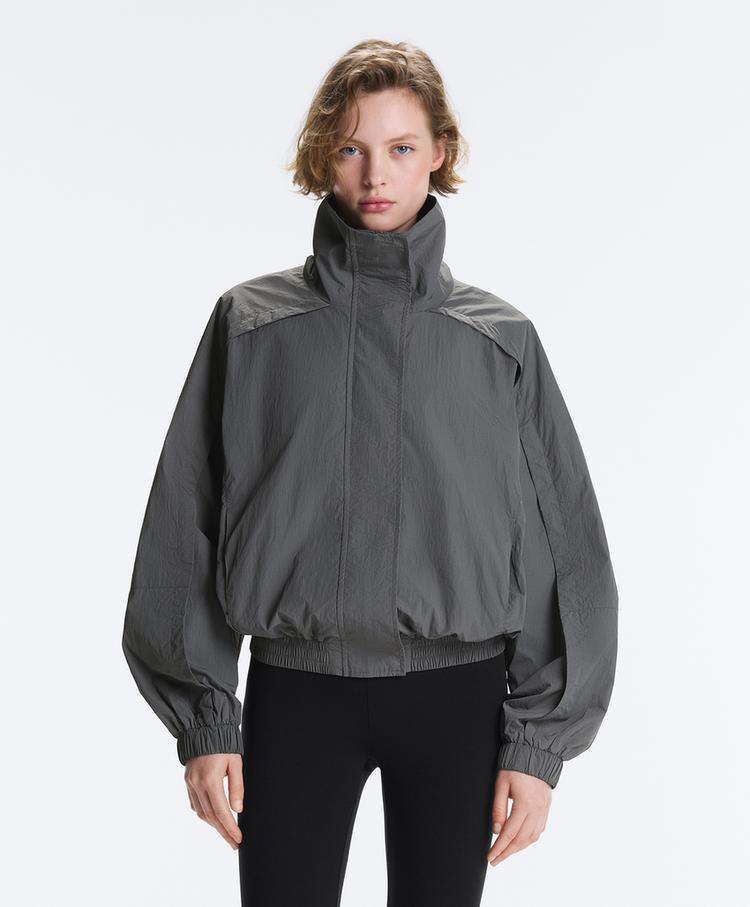 Water-repellent high-neck Track jacket | OYSHO Indonesia
