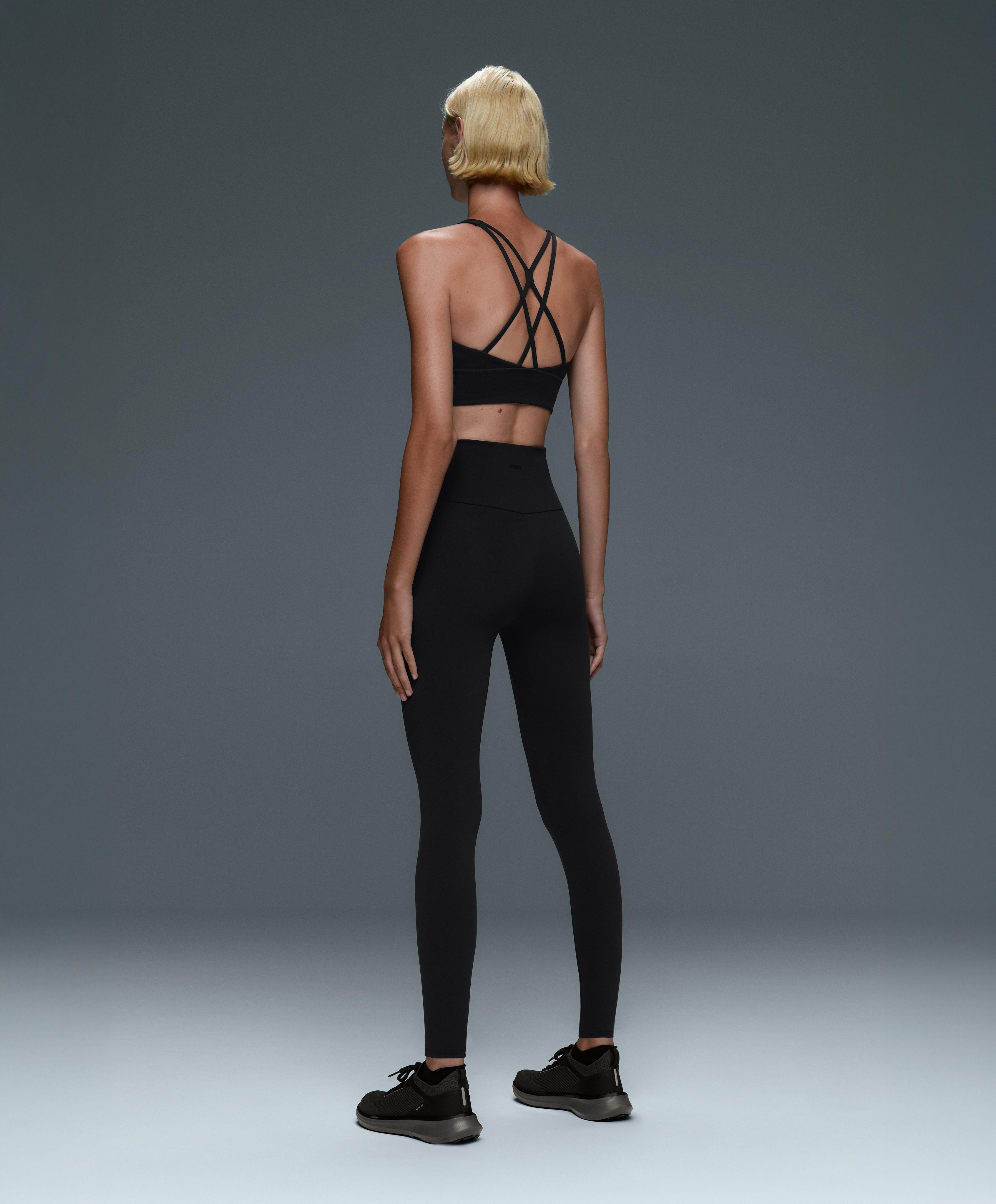 Comfortlux super high-rise ankle-length leggings — BLACK