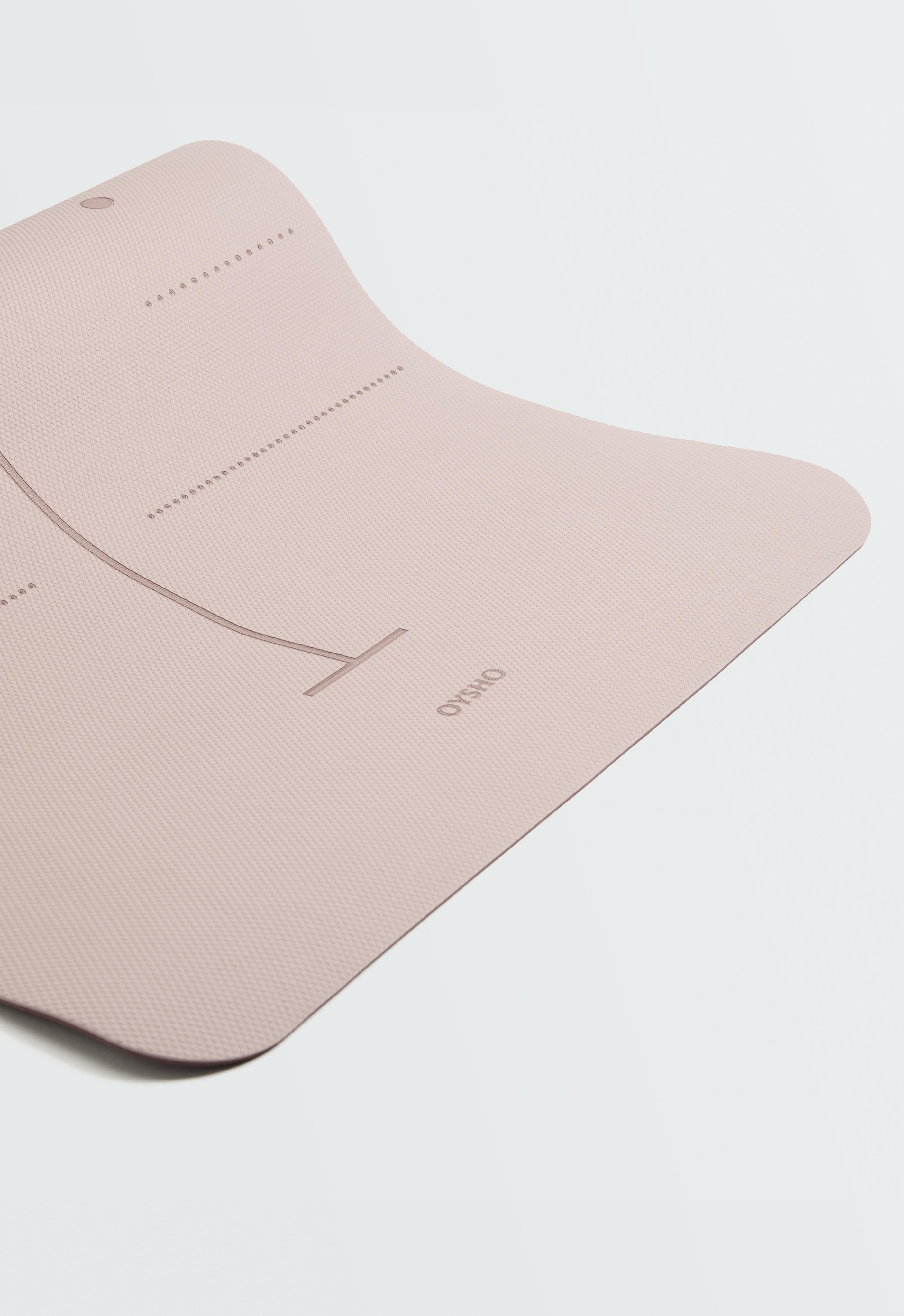 5mm yoga mat — BEIGE-PINK