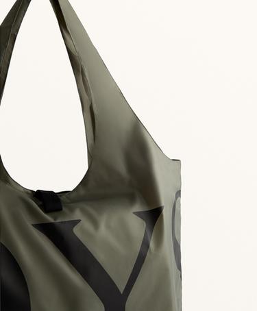 OYSHO Packable Bag — KHAKI-GREY 4