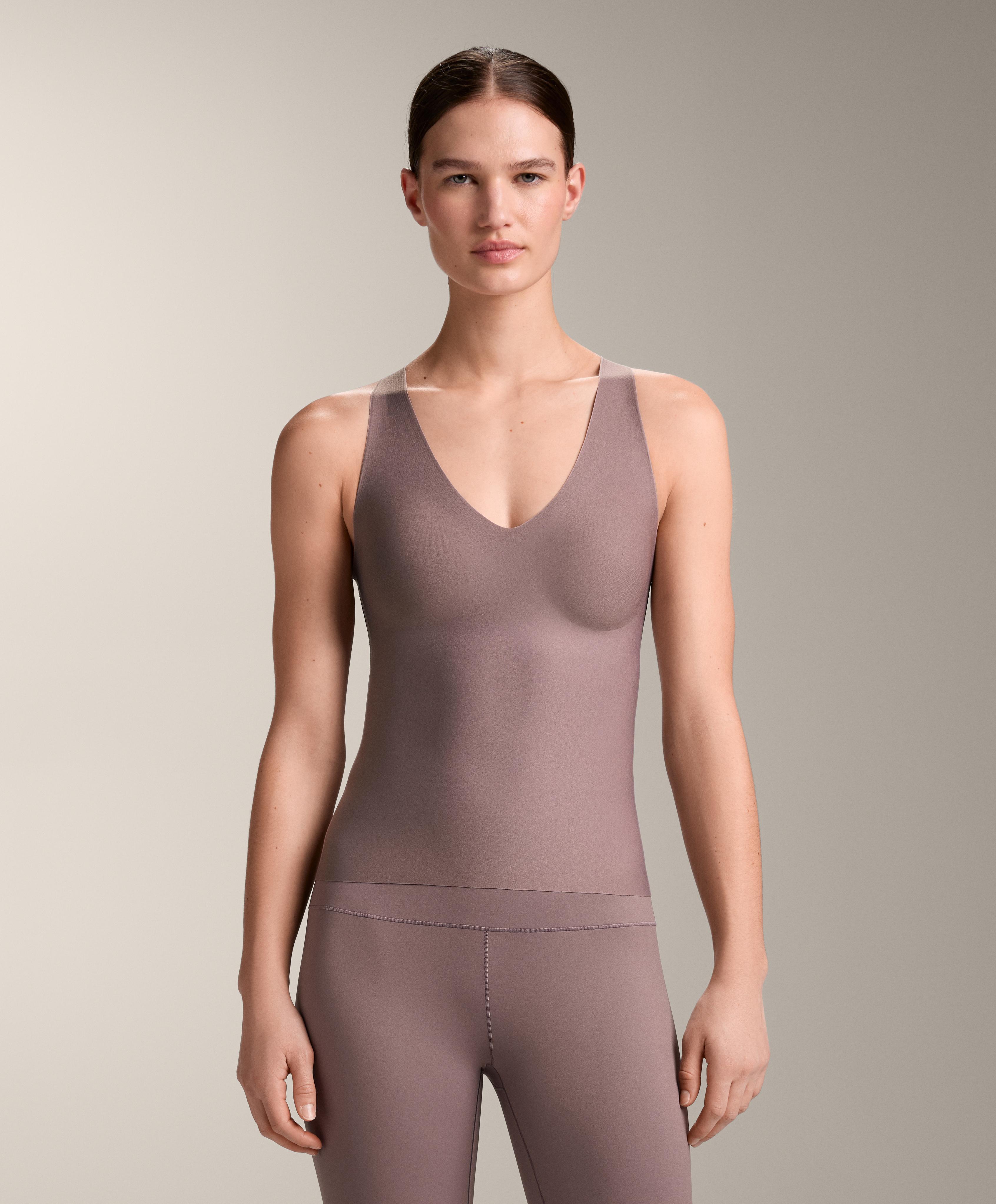 Perfect-adapt strap Tank top — GREY-LILAC