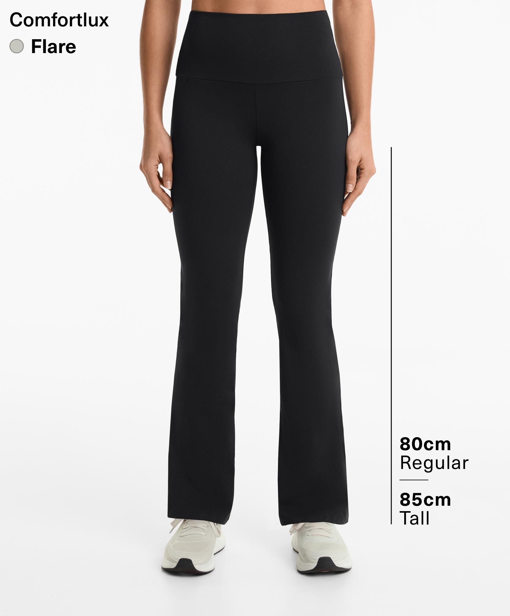 High-rise Comfortlux flare trousers