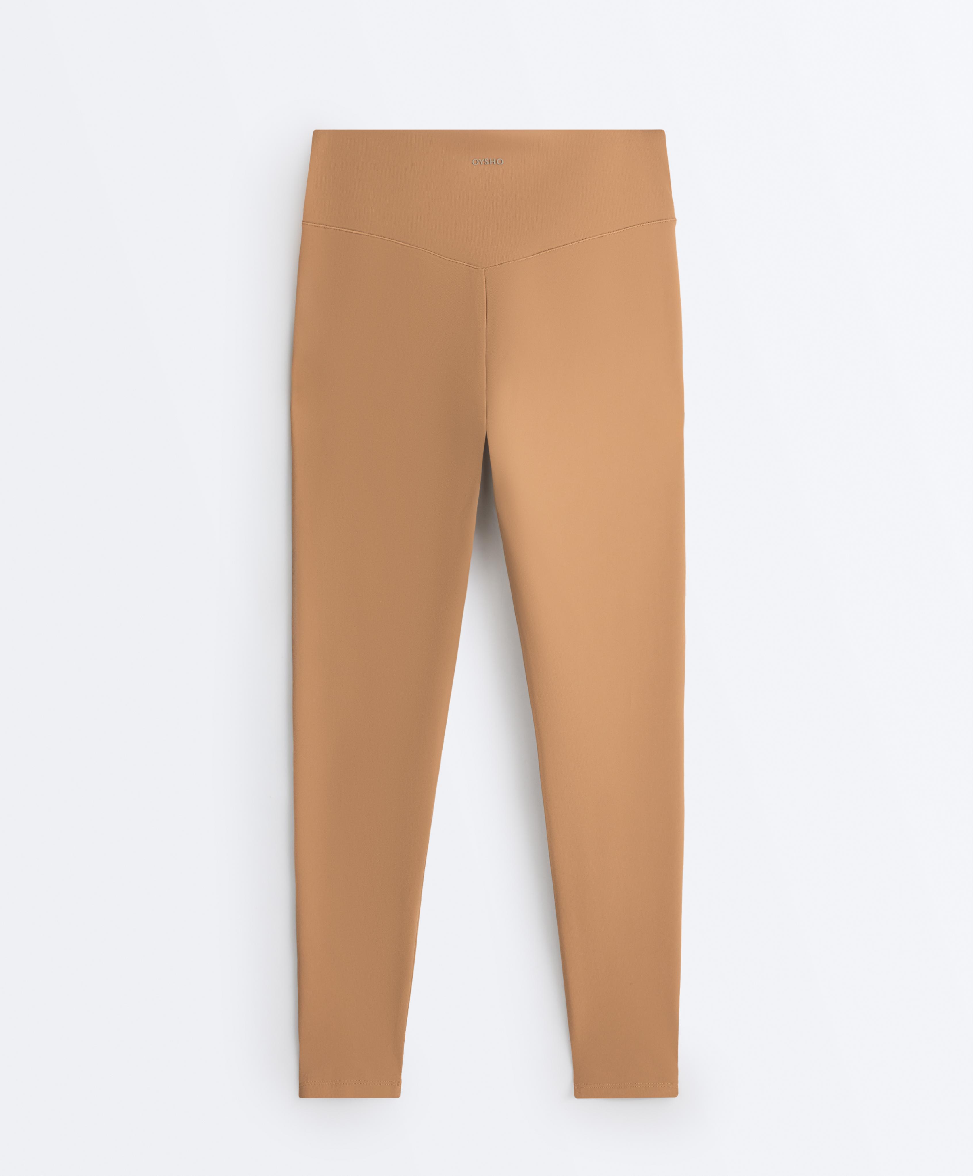 Evermove high-rise ankle-length leggings — PRALINE