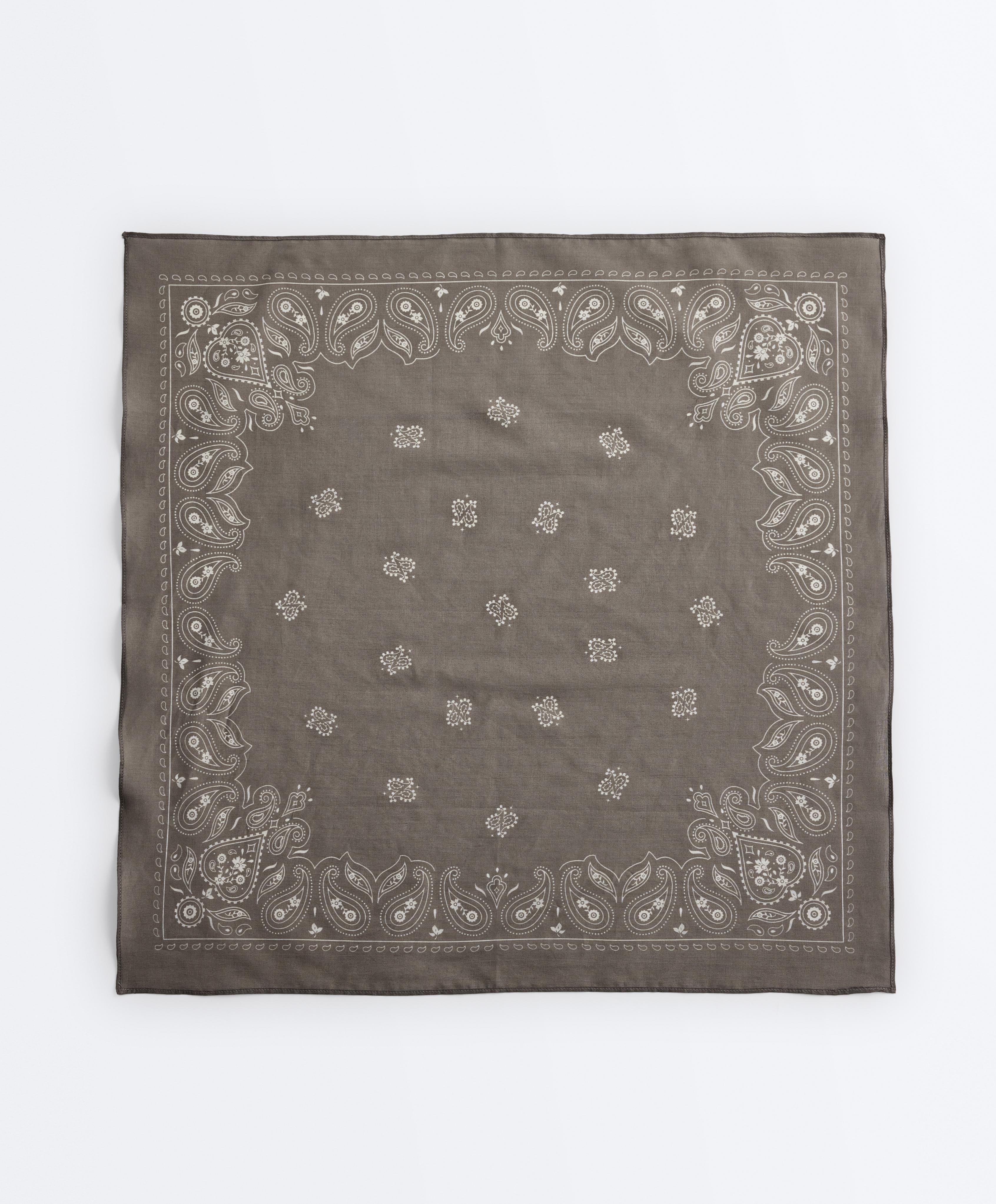 100% cotton print bandana