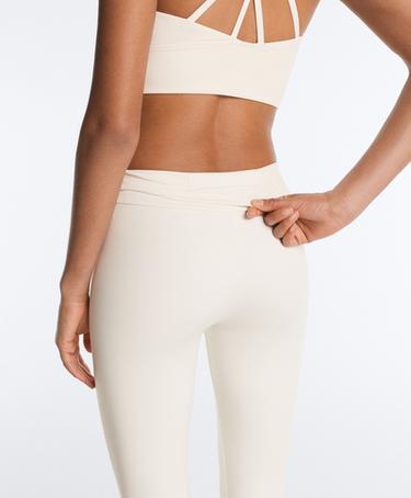 Ankle-length High rise Comfortlux leggings — PALE ECRU 7