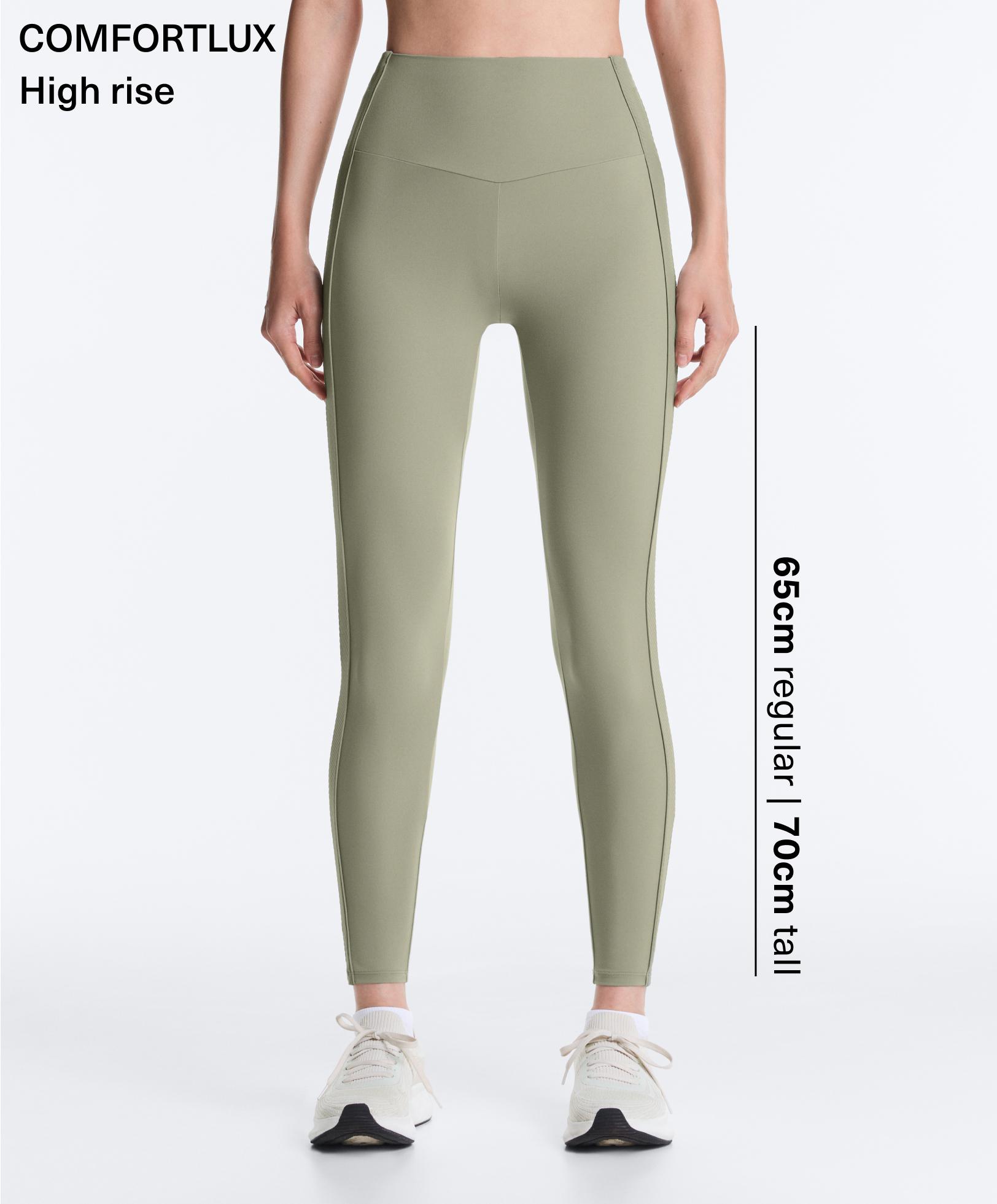 Leggings tobilleros high rise Comfortlux rib Leggings tobilleros high rise Comfortlux rib