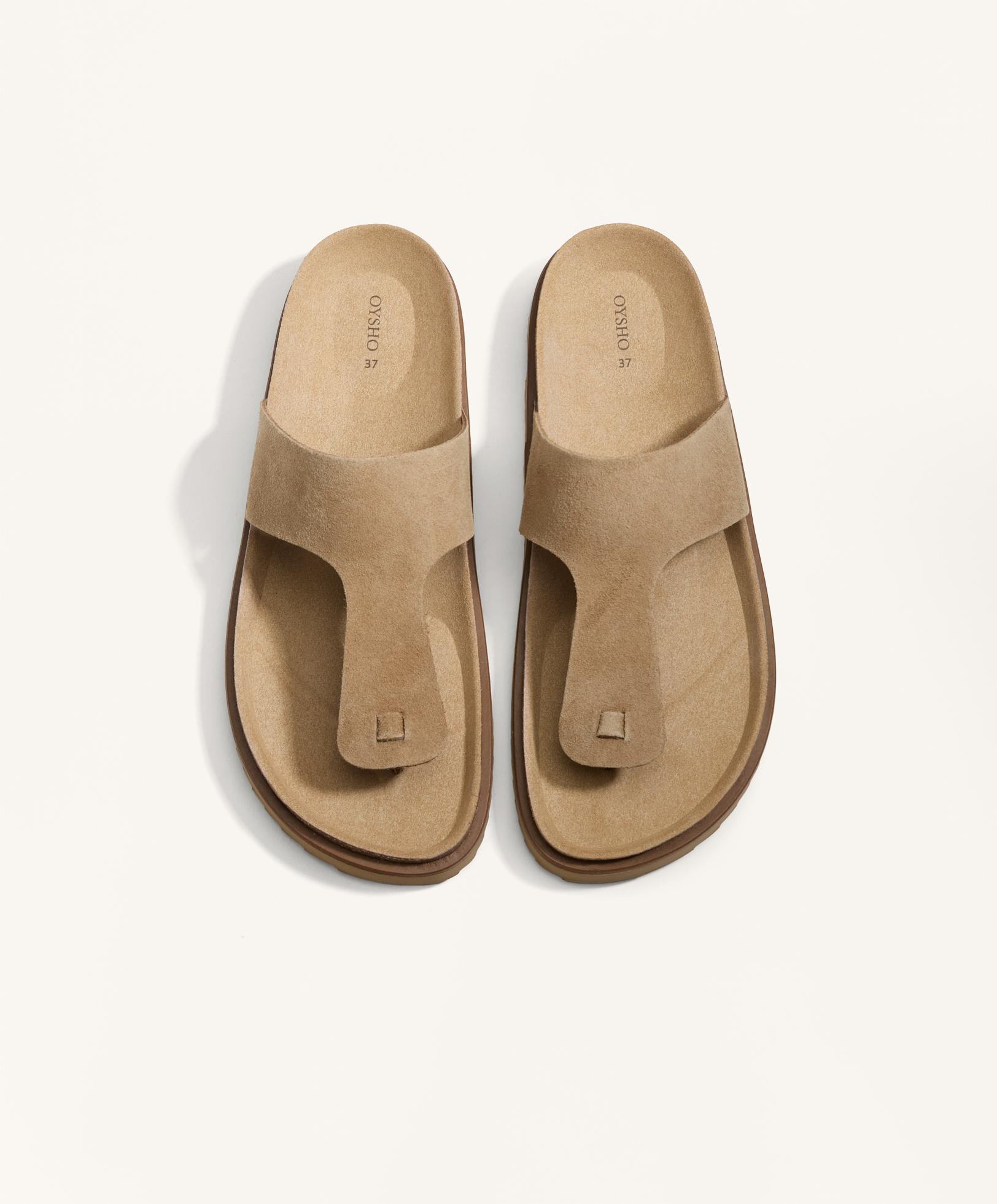 Suede T-bar Sandal - Sale