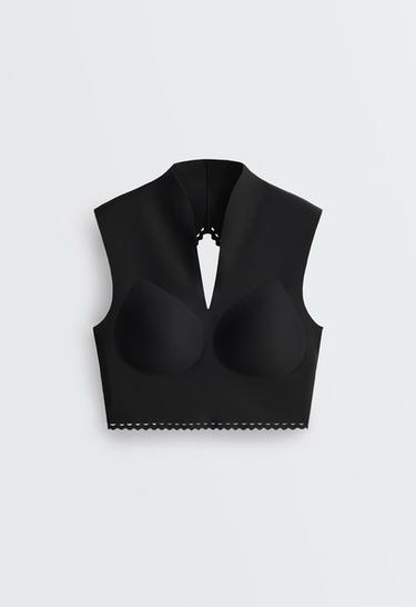 Perfect-adapt strap waves tank top — BLACK 7