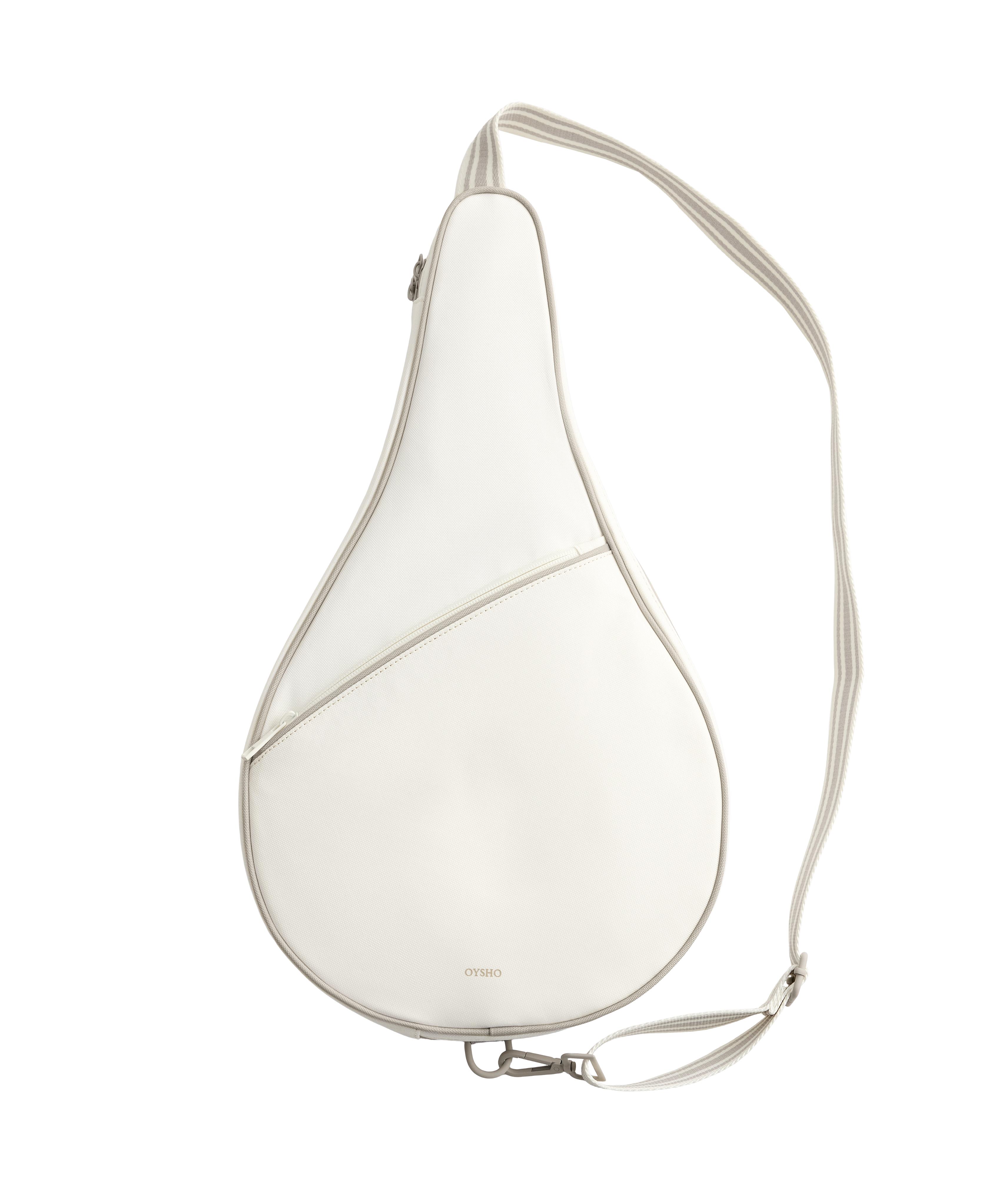 Padel racket cover — PALE ECRU