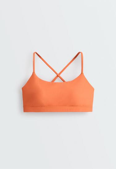Low-support strap Comfortlux sports bra — WASHED ORANGE 10