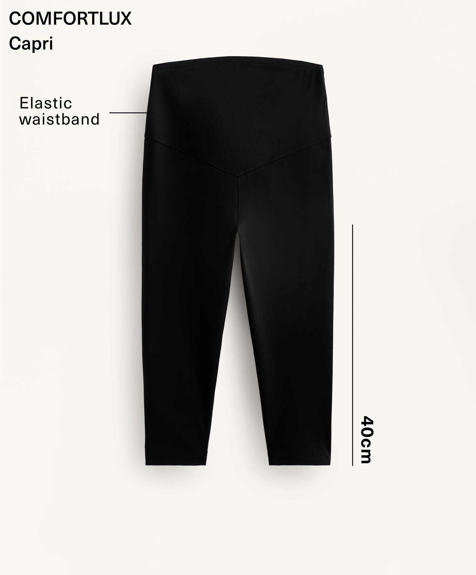Leggings capri Comfortlux premamá 40 cm