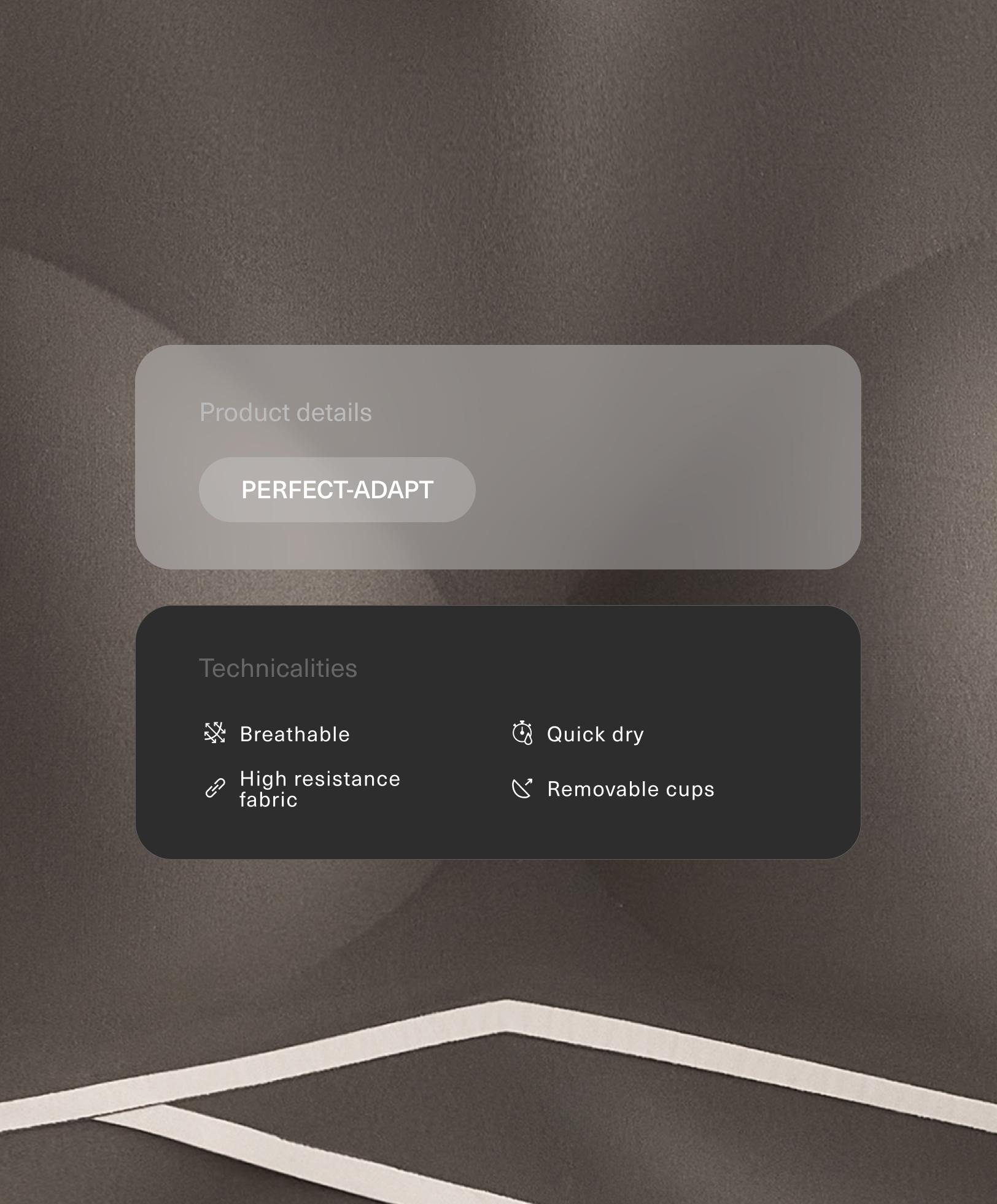 Tank top Perfect-adapt à bande croisée