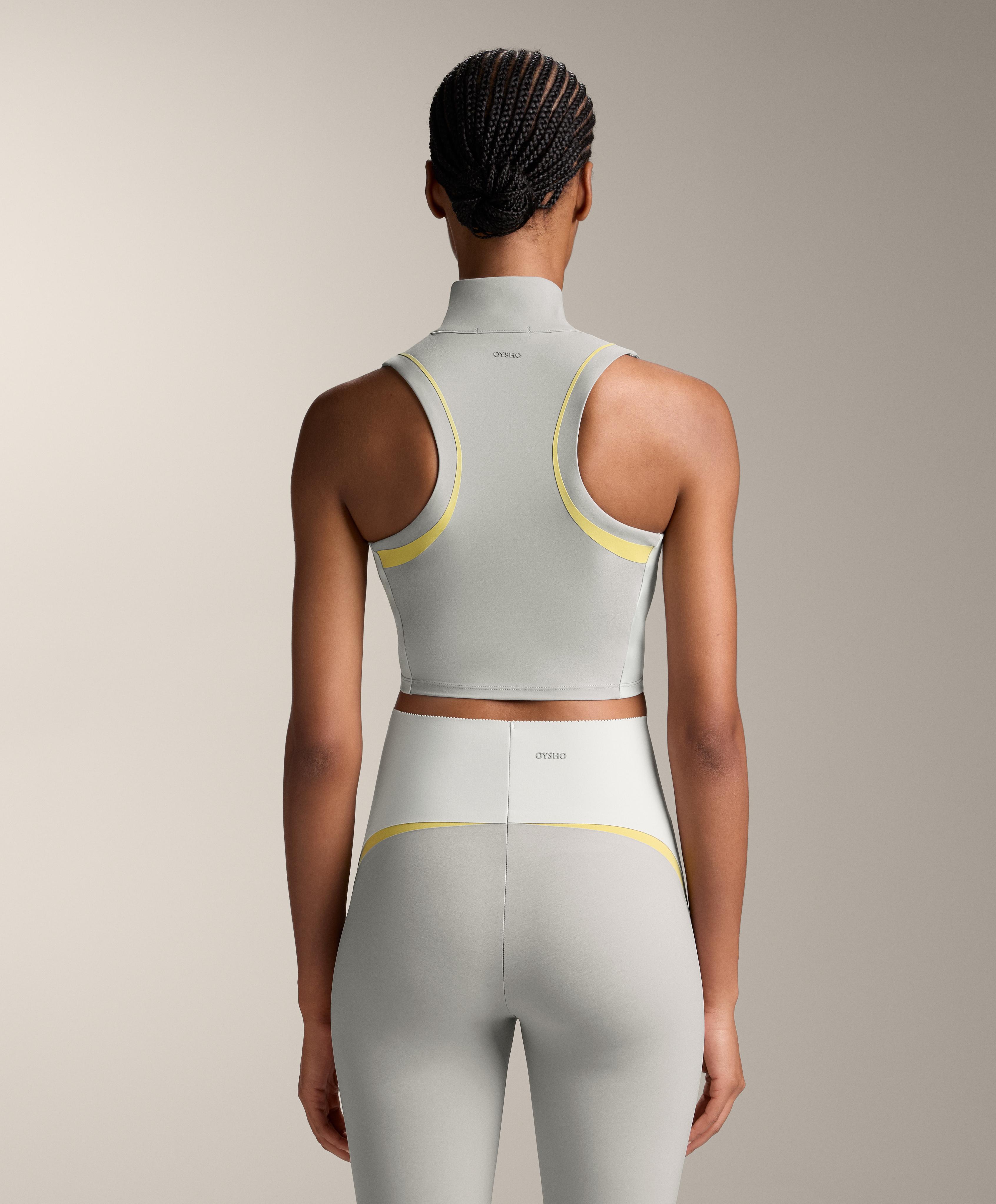 Tank top compressive à empiècements