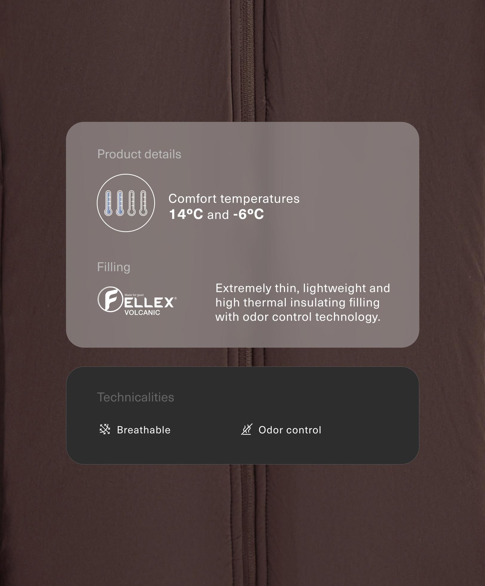 Καπιτονέ τεχνικό τζάκετ FELLEX® Volcanic Καπιτονέ τεχνικό τζάκετ FELLEX® Volcanic