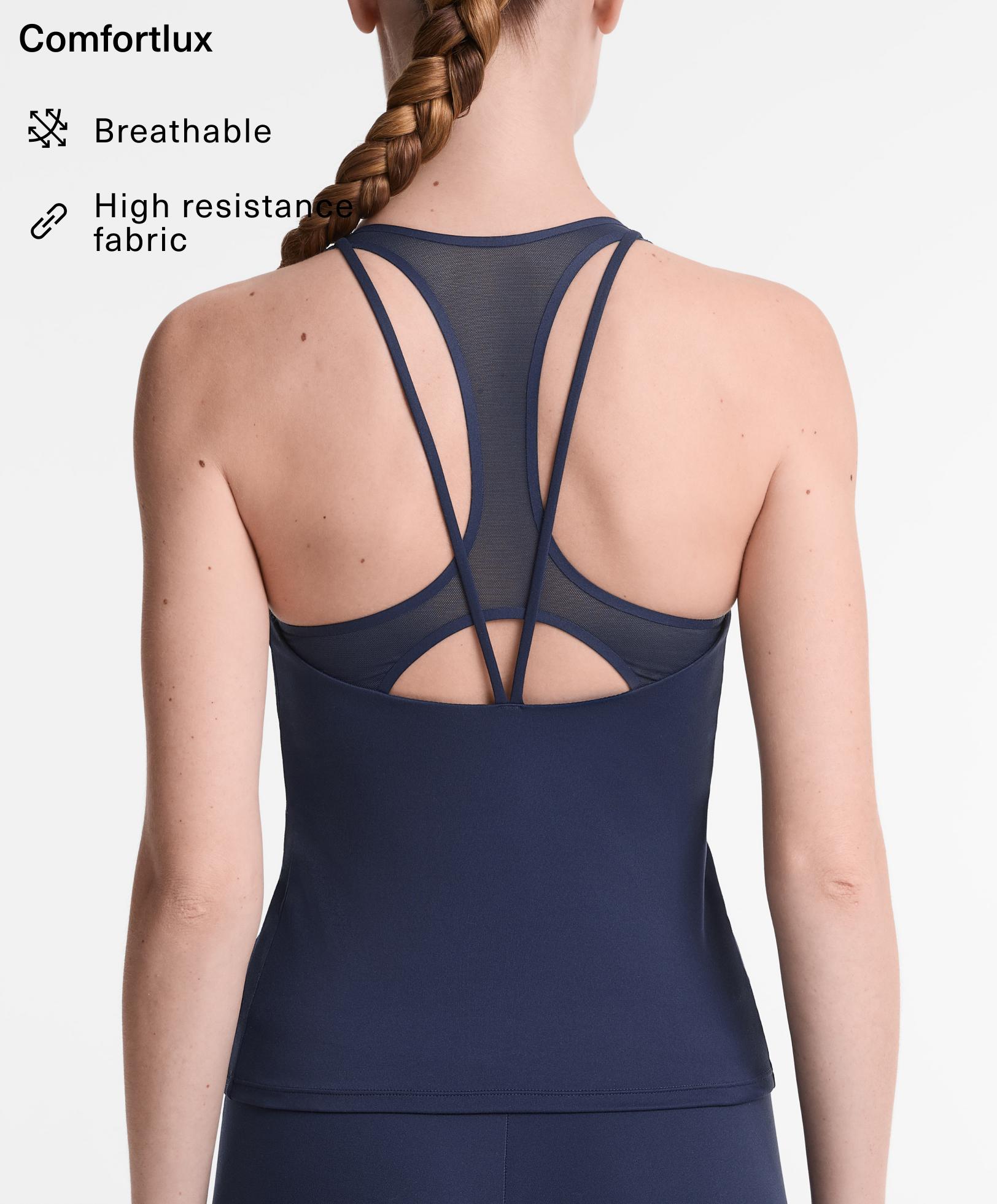 Comfortlux mesh tank top