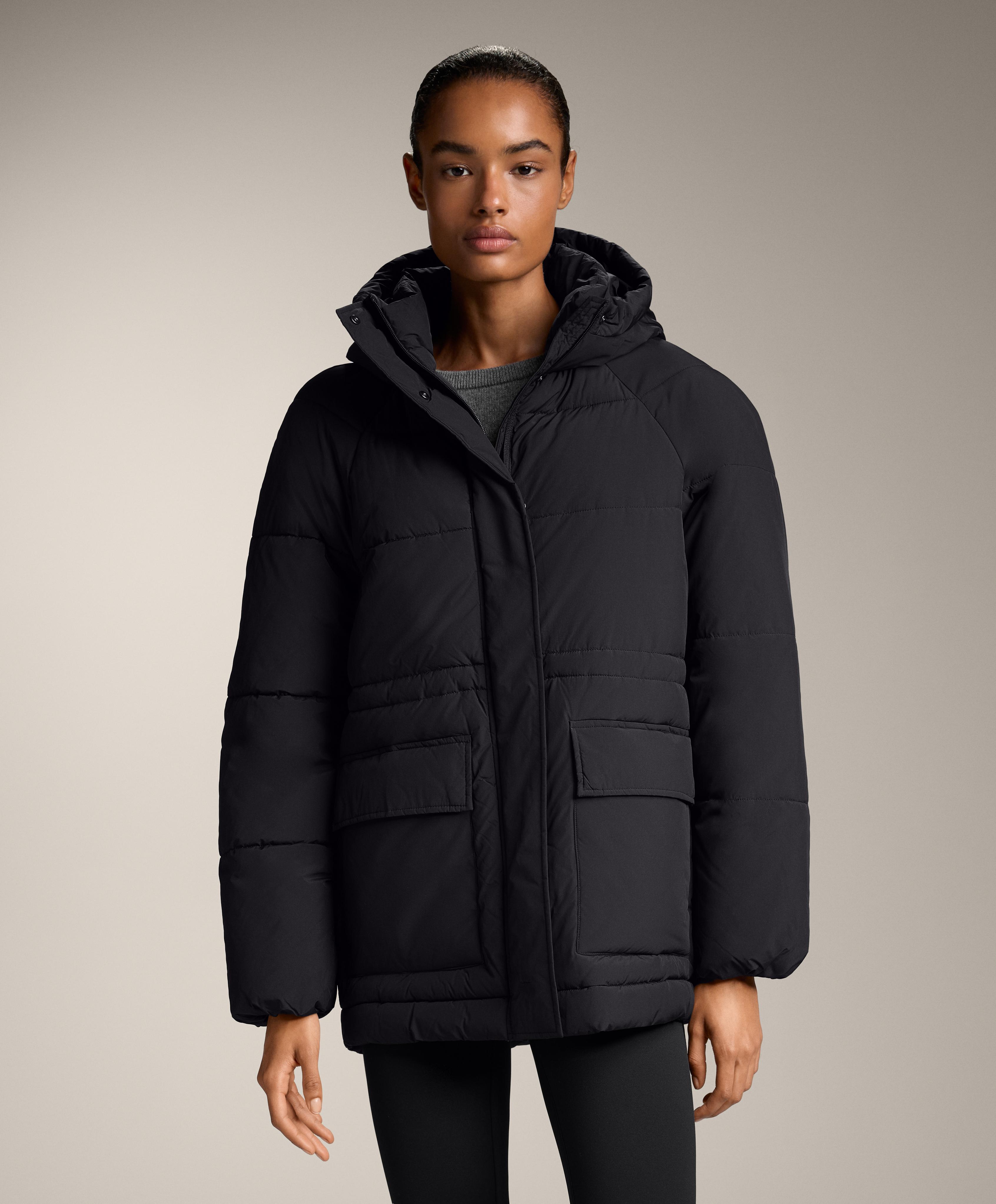 Primaloft® water-repellent padded jacket — BLACK