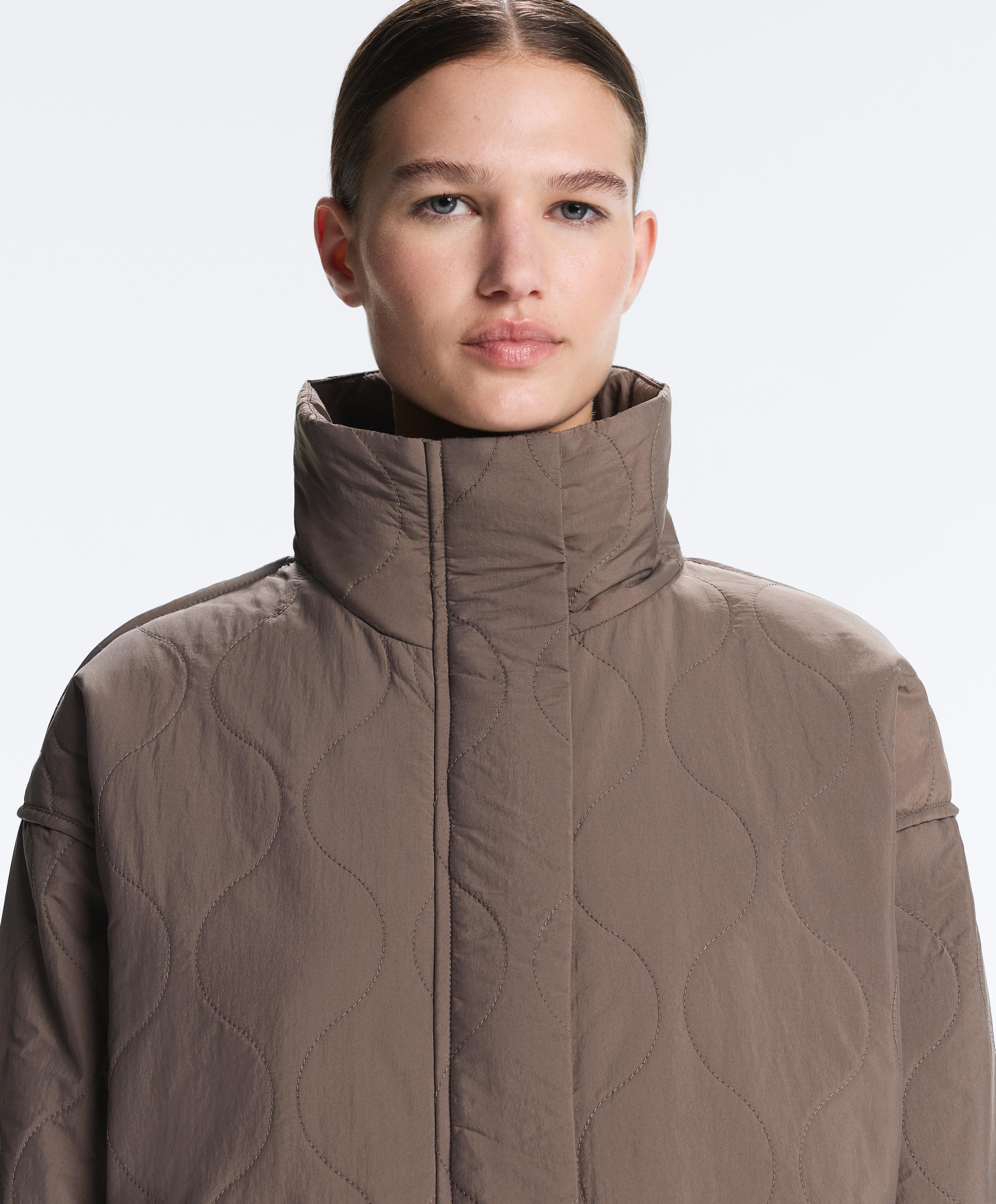 Water-repellent FELLEX® AEROGEL padded jacket — WASHED TAUPE-MAUVE
